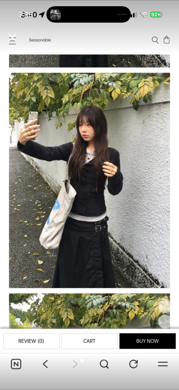 시즈너블 랩스커트 상품이미지2