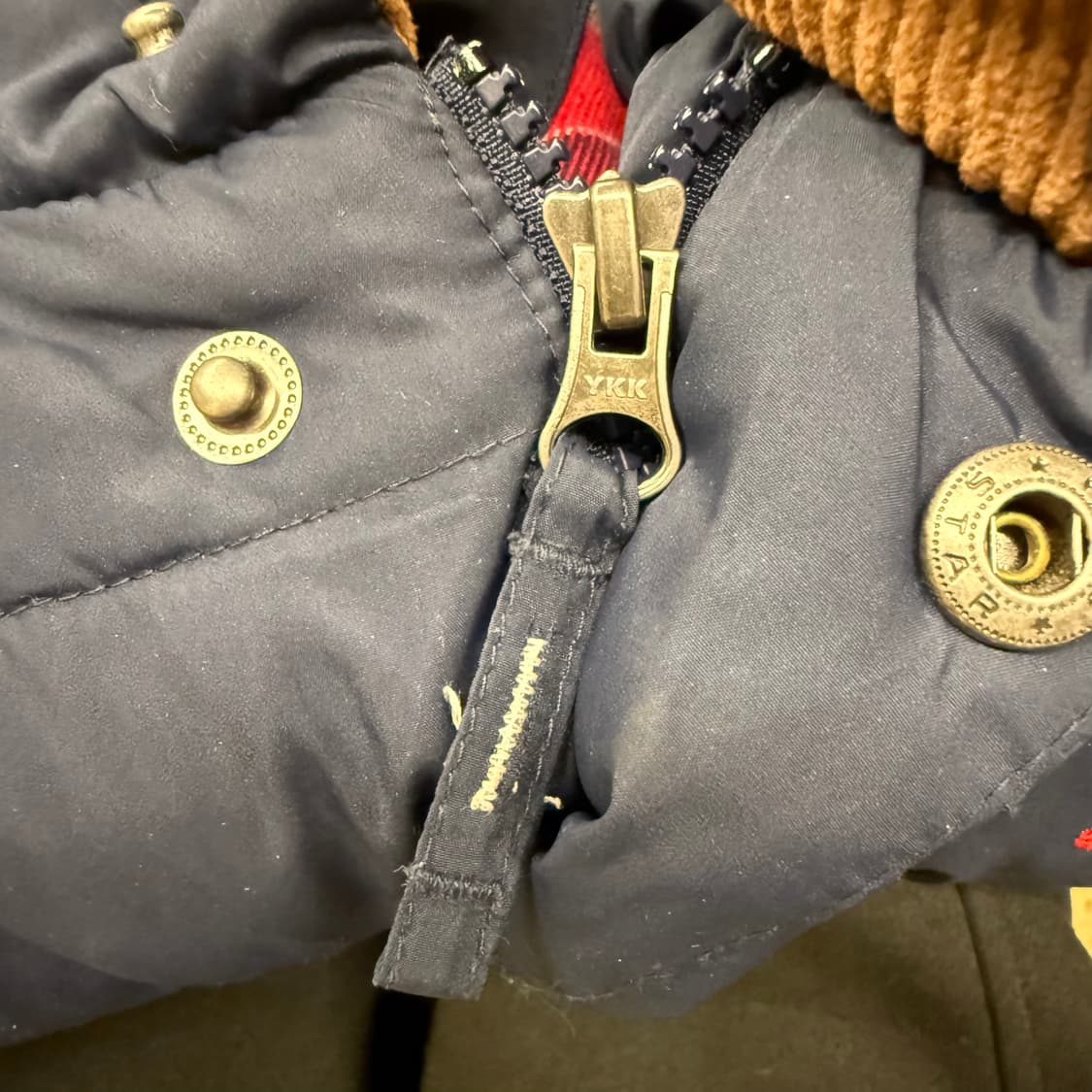 디키즈 네이비 후드 패딩 조끼 상품이미지6