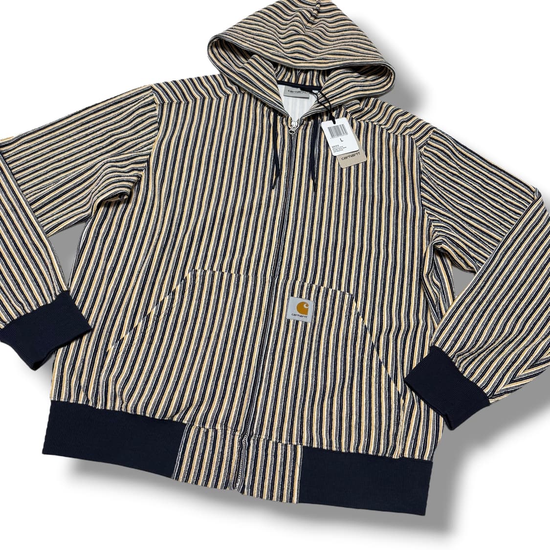 칼하트윕 텍스쳐 후드집업 자켓 상품이미지3