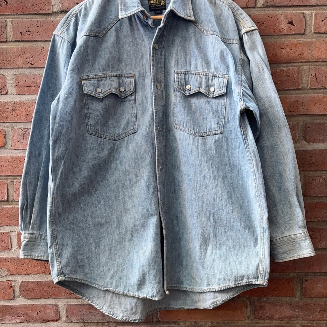 DODGEST 데님 웨스턴 셔츠 상품이미지3
