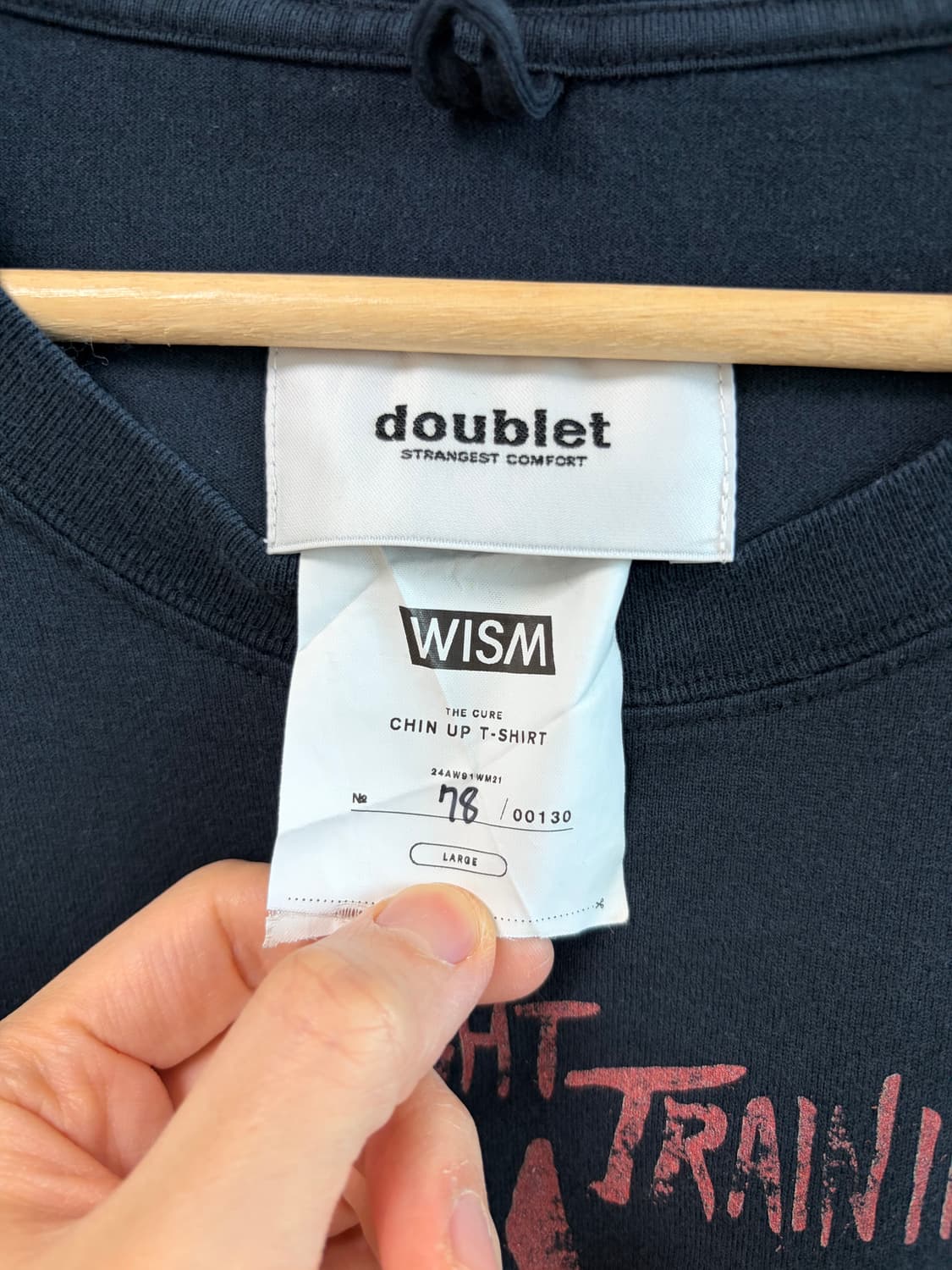 더블렛 친업 프린팅 티셔츠 상품이미지6