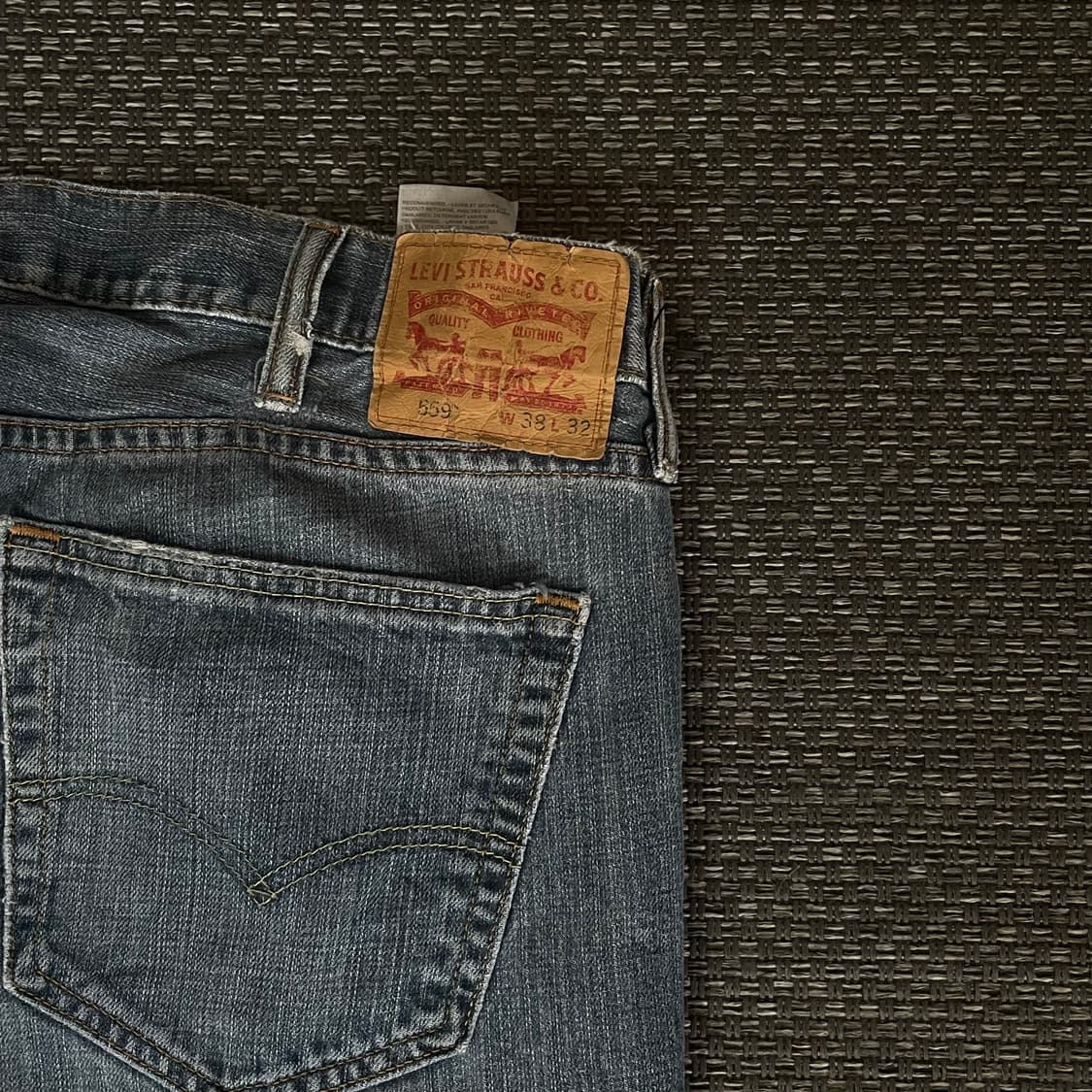 (38) 리바이스559 38x32 릴렉스 스트레이트핏 데님팬츠 상품이미지8
