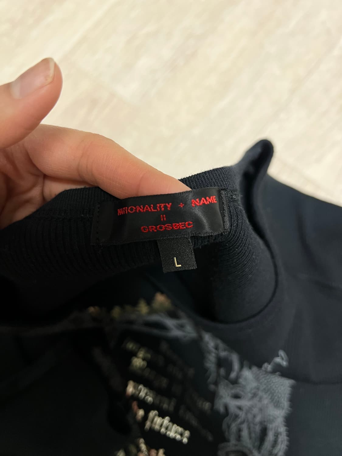 일본 펑크 티셔츠 골지 상품이미지3