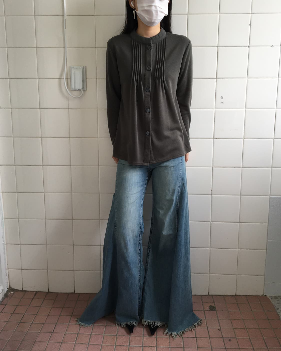 Cotton button cardigan 상품이미지7