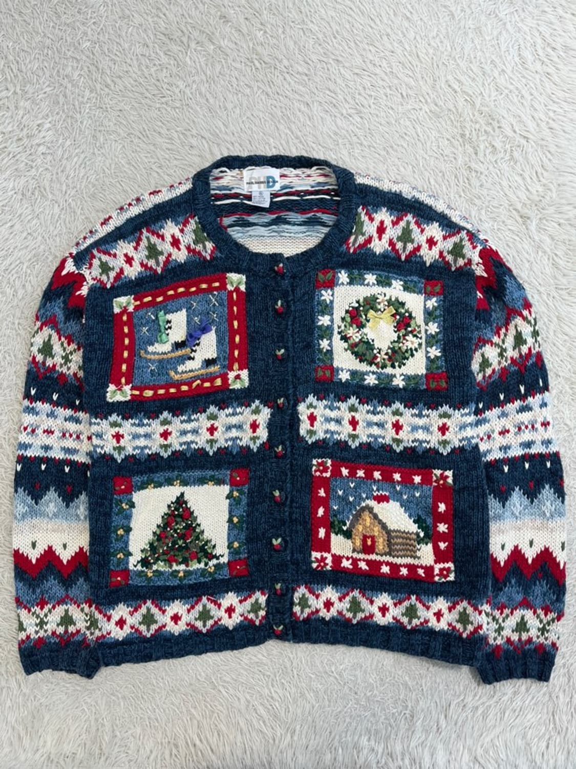 빈티지 크리스마스 가디건/#2794 상품이미지1