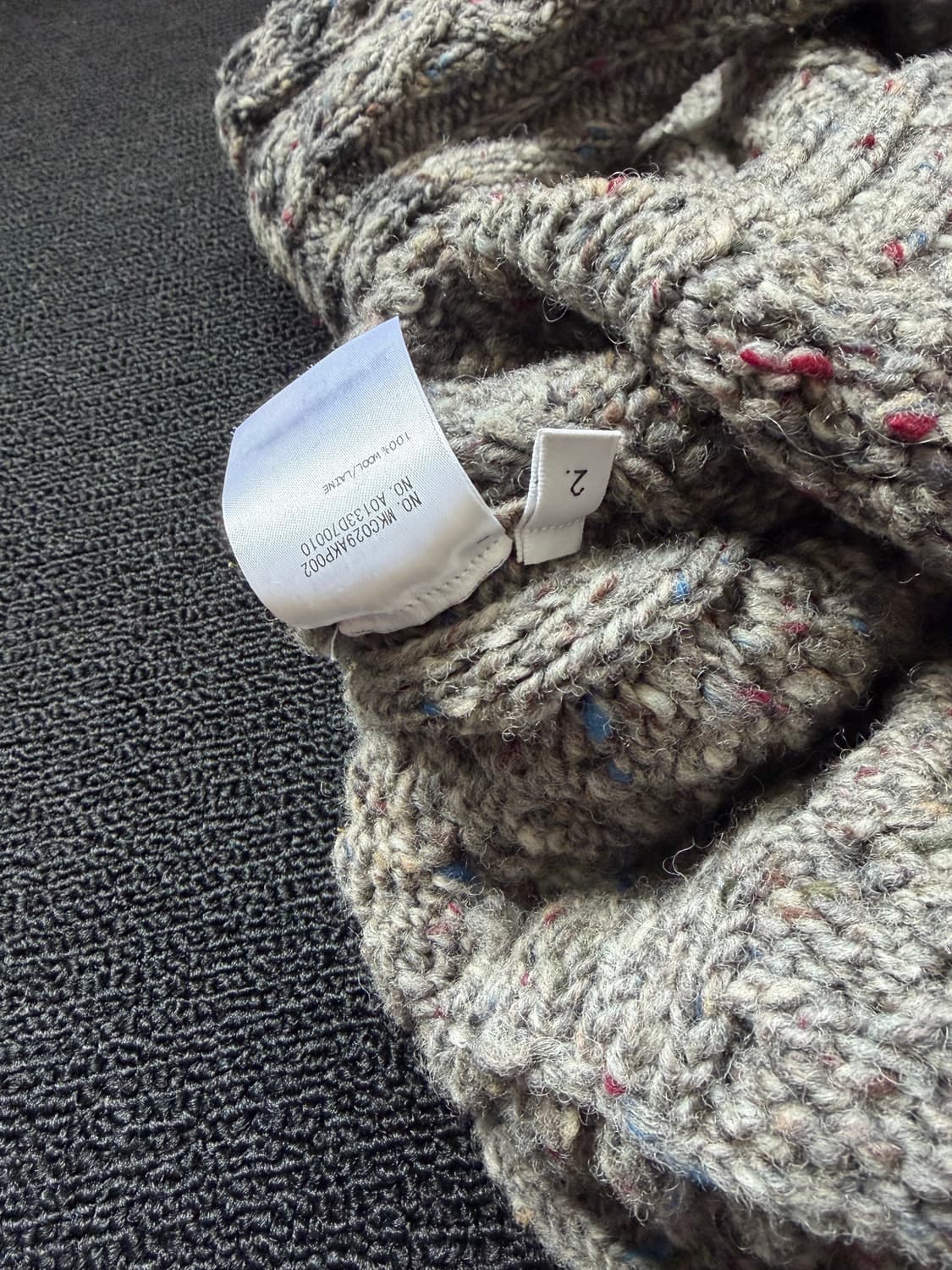 톰브라운 케이블 니트 가디건 회색 2 상품이미지4