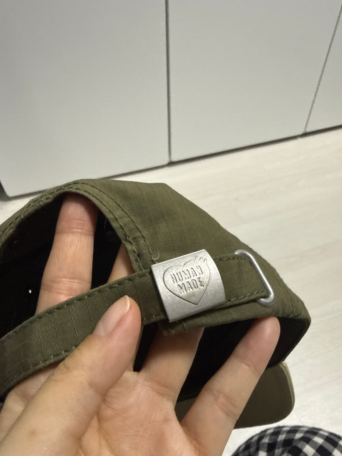 휴먼메이드 립스탑 캡 카키 상품이미지9