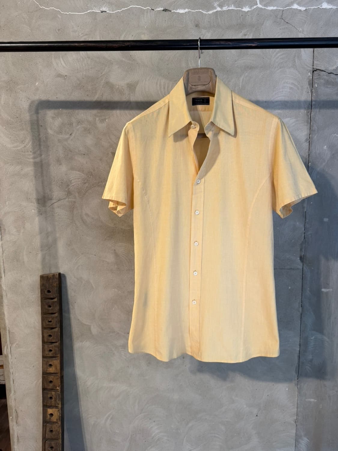 PRADA 프라다 오픈칼라넥 셔츠 100 상품이미지1