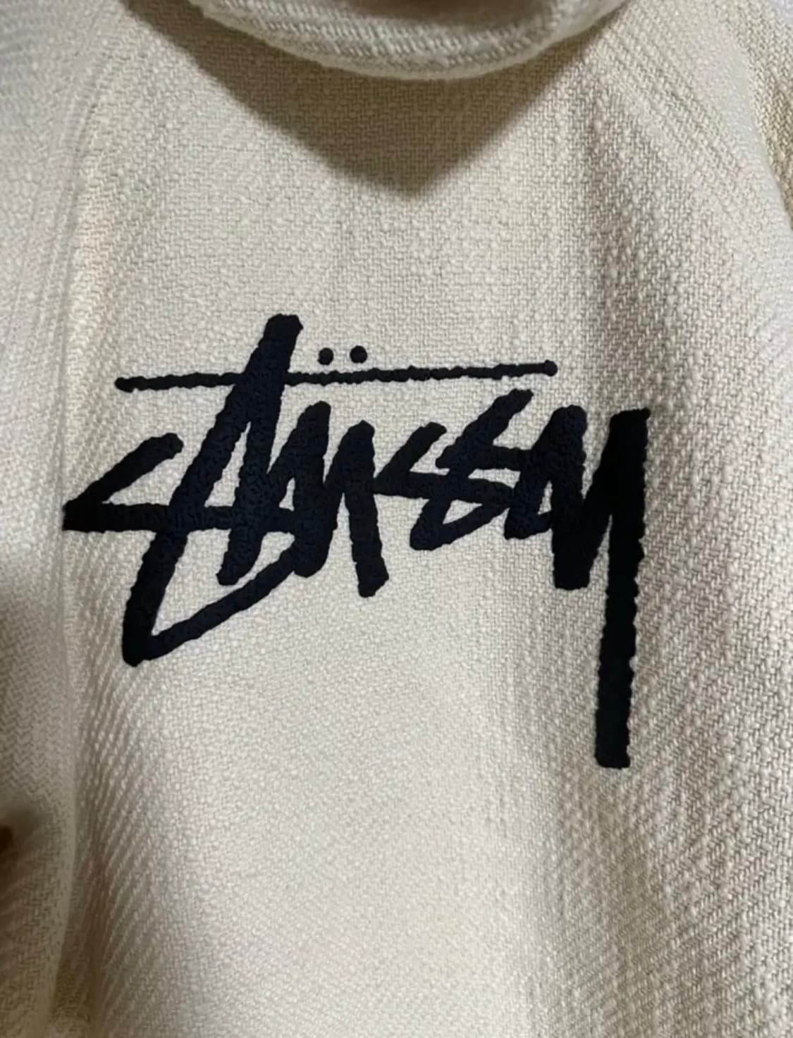 XS) 나이키 x 스투시 NRG 플리스 햄프 풀오버 내추럴 상품이미지3