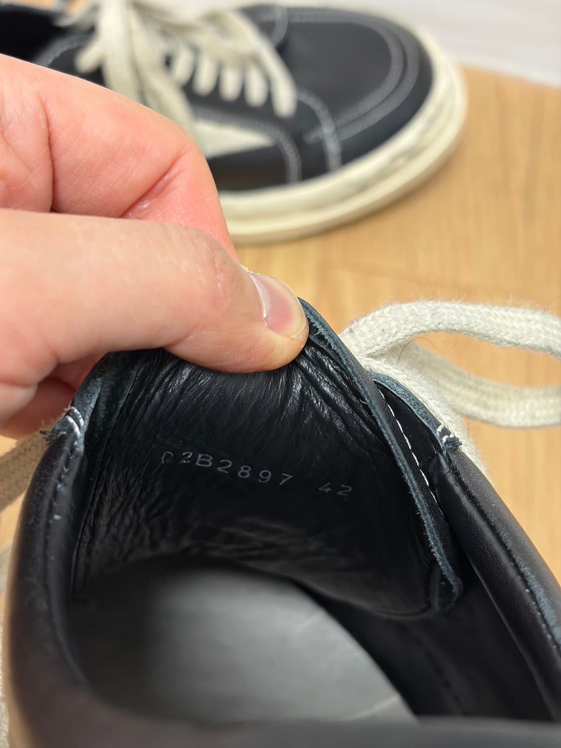 릭오웬스 릭반스 42사이즈 상품이미지5