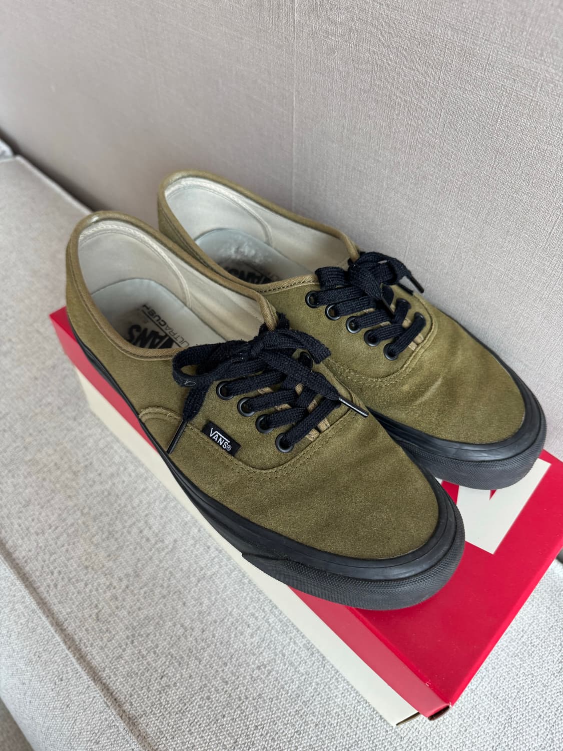 [Vans] 반스 어센틱 스웨이드 애너하임 스타일 44_올리브(270) 상품이미지5