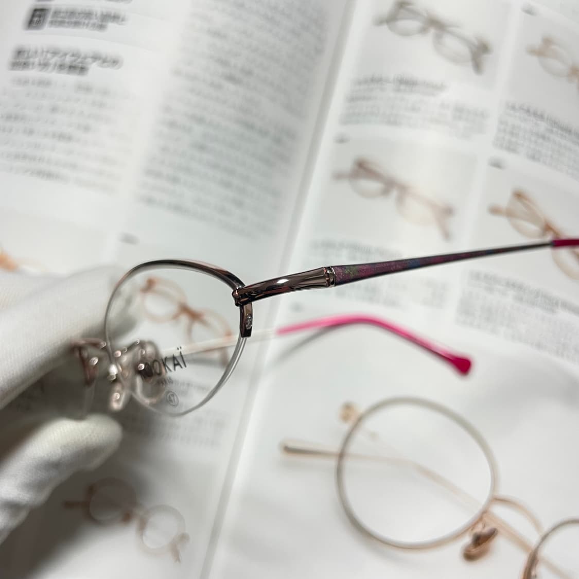 KOOKAI paris 쿠카이 캣아이 반무테 안경 상품이미지3