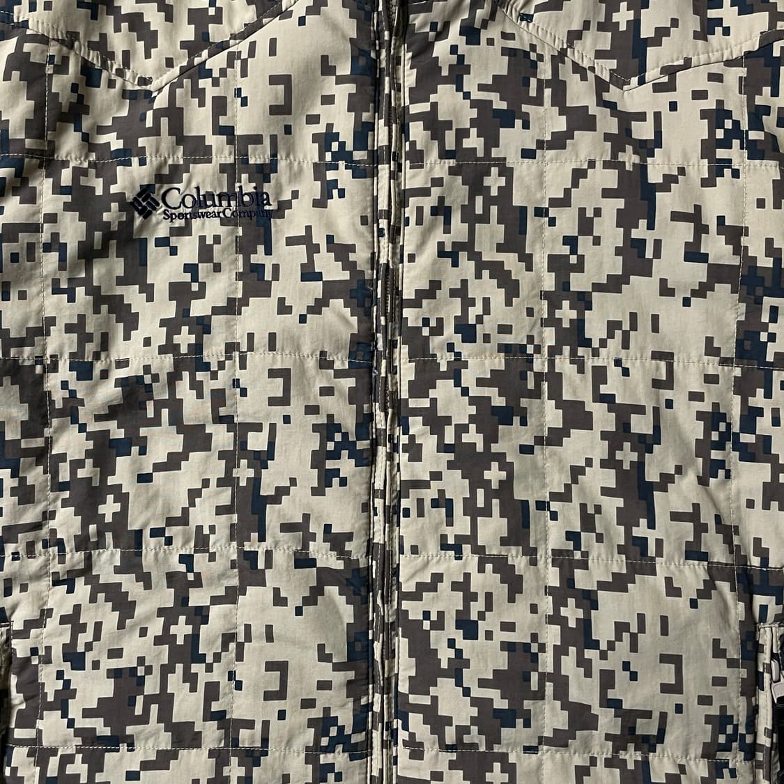 COLUMBIA 컬럼비아 빈티지 카모 후드 윈드브레이커 A00570 상품이미지3