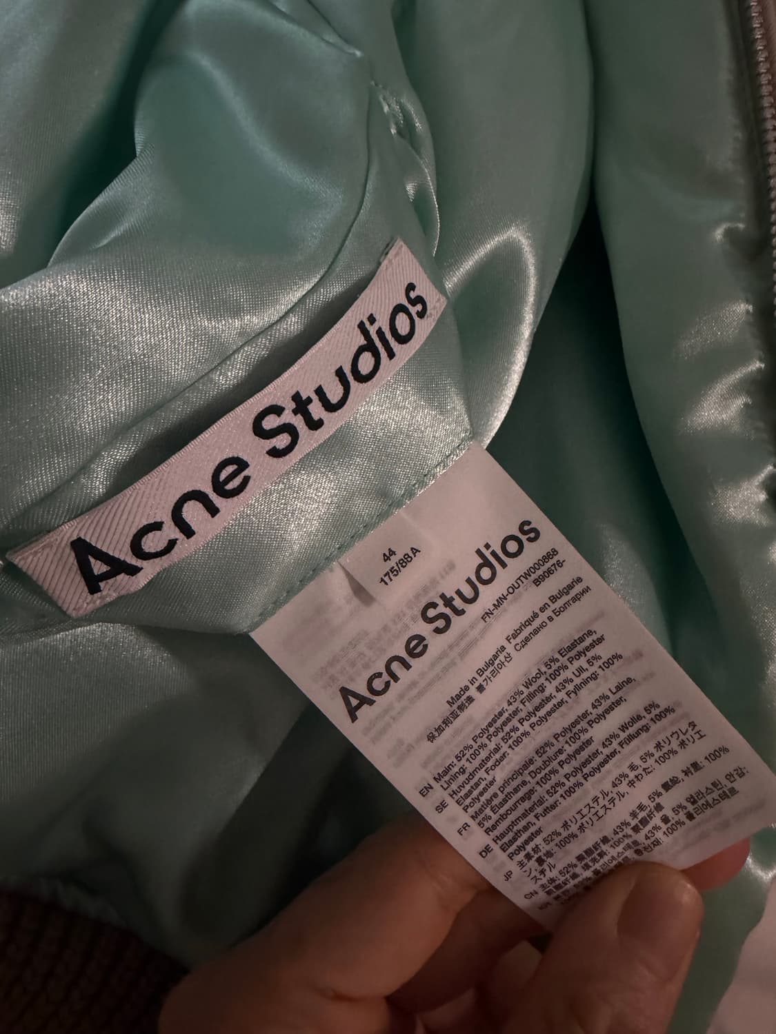 아크네스튜디오 코튼 봄버 상품이미지3