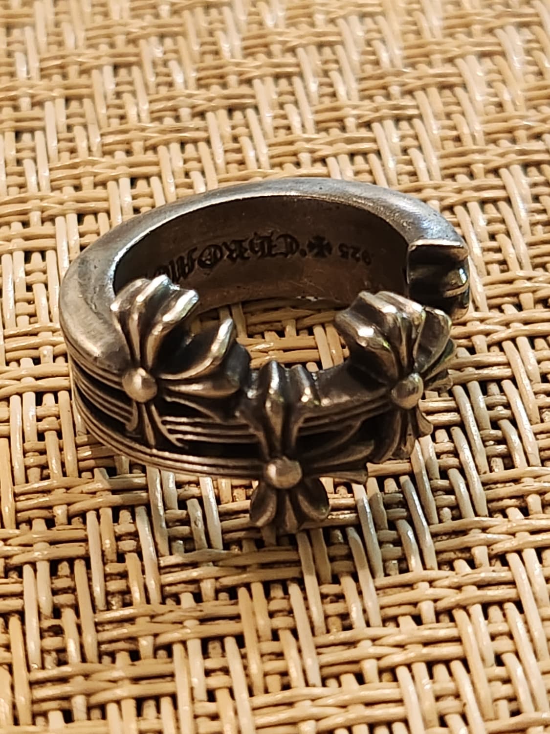 크롬하츠 3ch 라운드링 us8 (세메터리) 상품이미지2