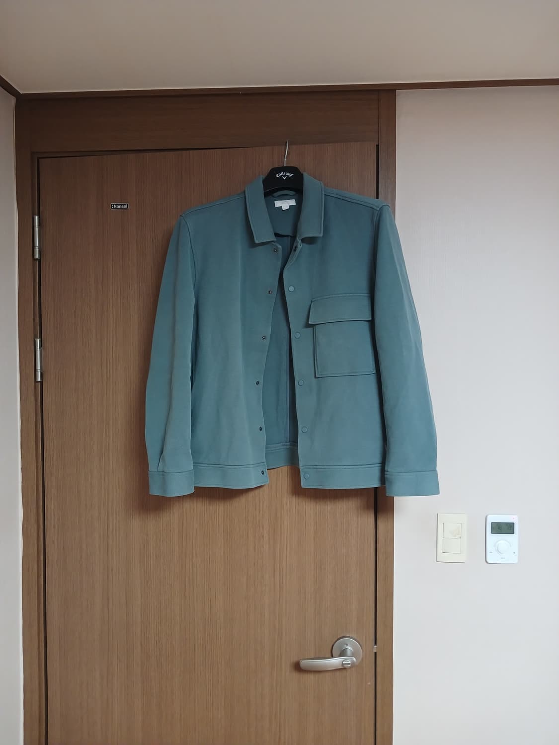 COS 민트 트윌 자켓 L 상품이미지3