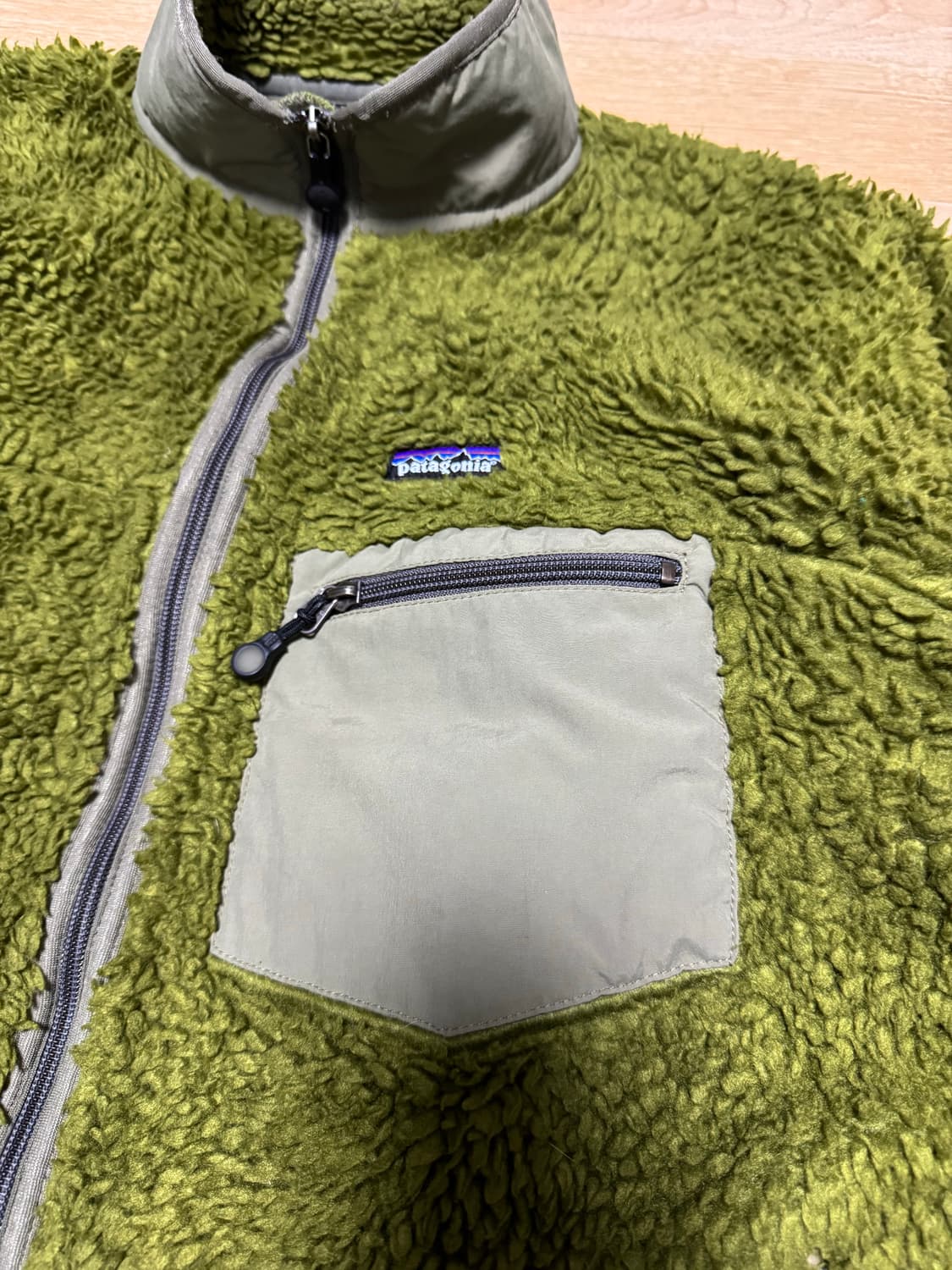 파타고니아 빈티지 딥파일 그린 멕시코 상품이미지5