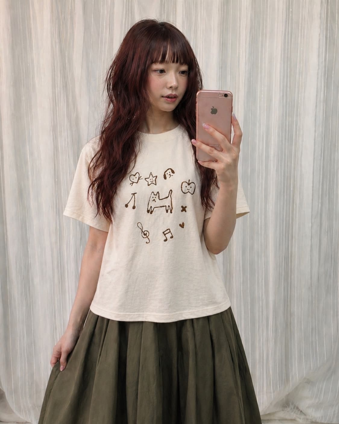 [made] 키치 큐티 프린팅 반팔티 상품이미지1