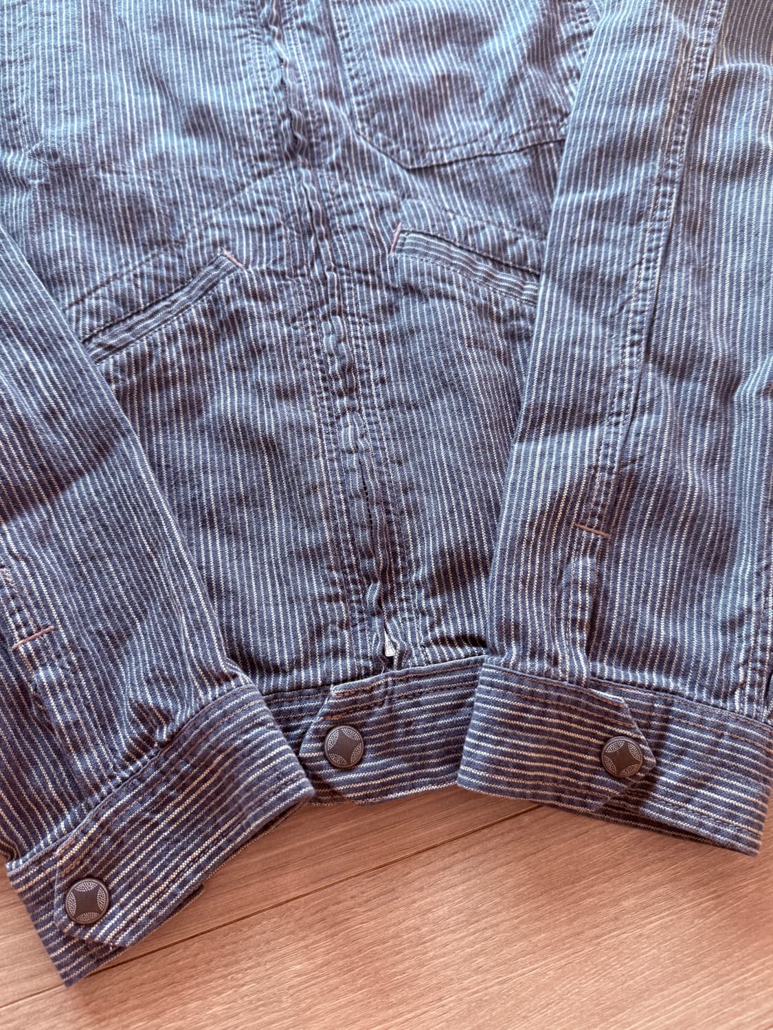 rrl 더블알엘 코튼 리넨 스트라이프 자켓 M 상품이미지5