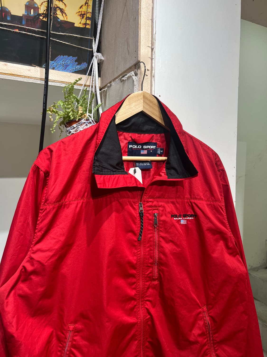 폴로 스포츠 스펠로고 바람막이 자켓 상품이미지1