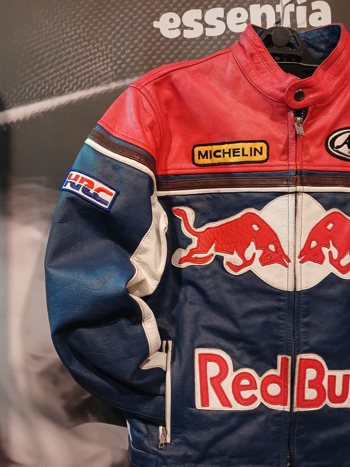 레드불 레더 레이싱 자켓 상품이미지2