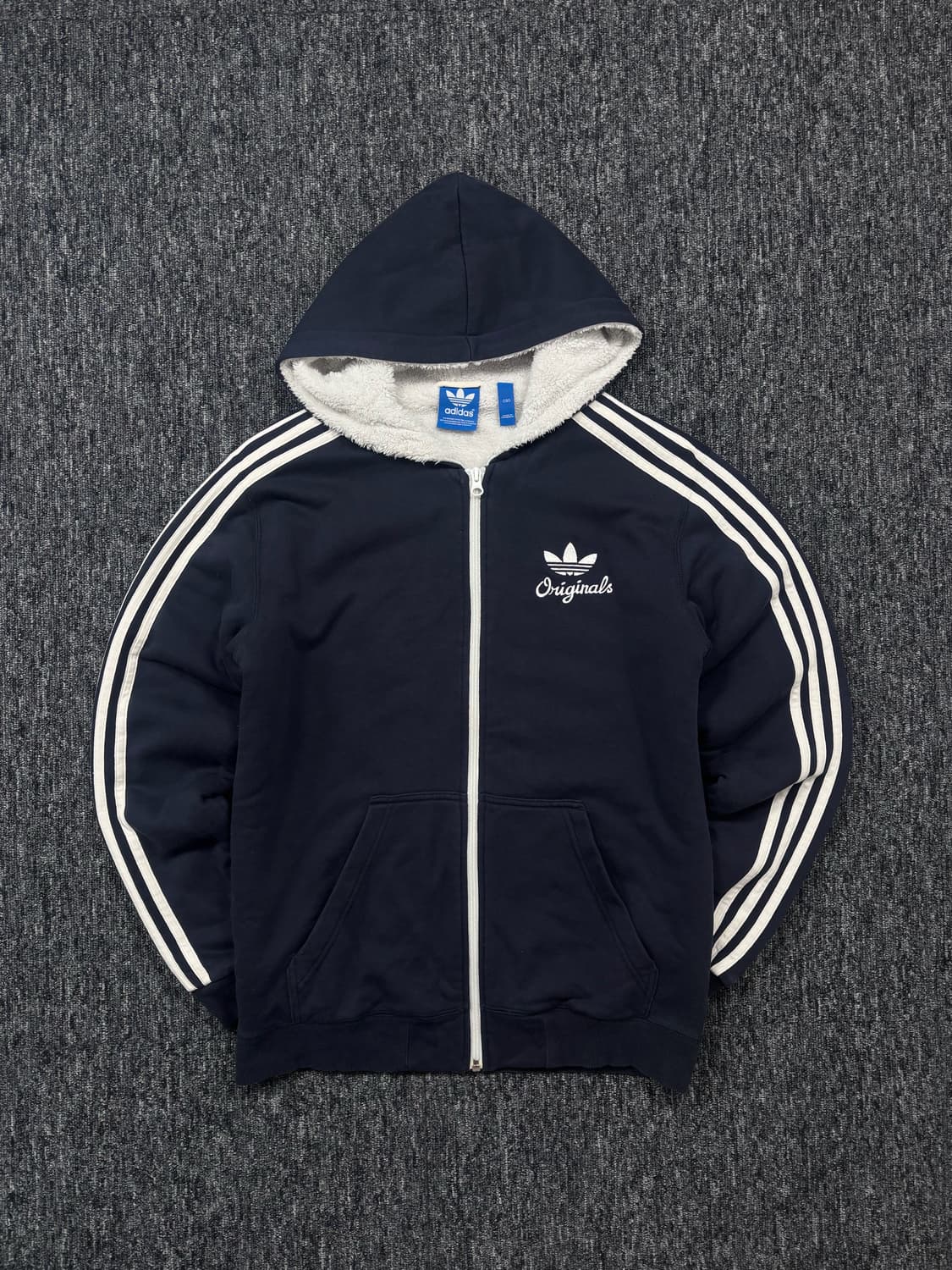 아디다스 네이비 후드집업 상품이미지3