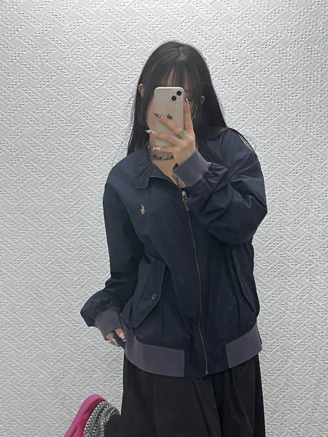 폴로 랄프로렌 폴리쉘 블루종 스윙탑 자켓 XXL C07812 상품이미지2