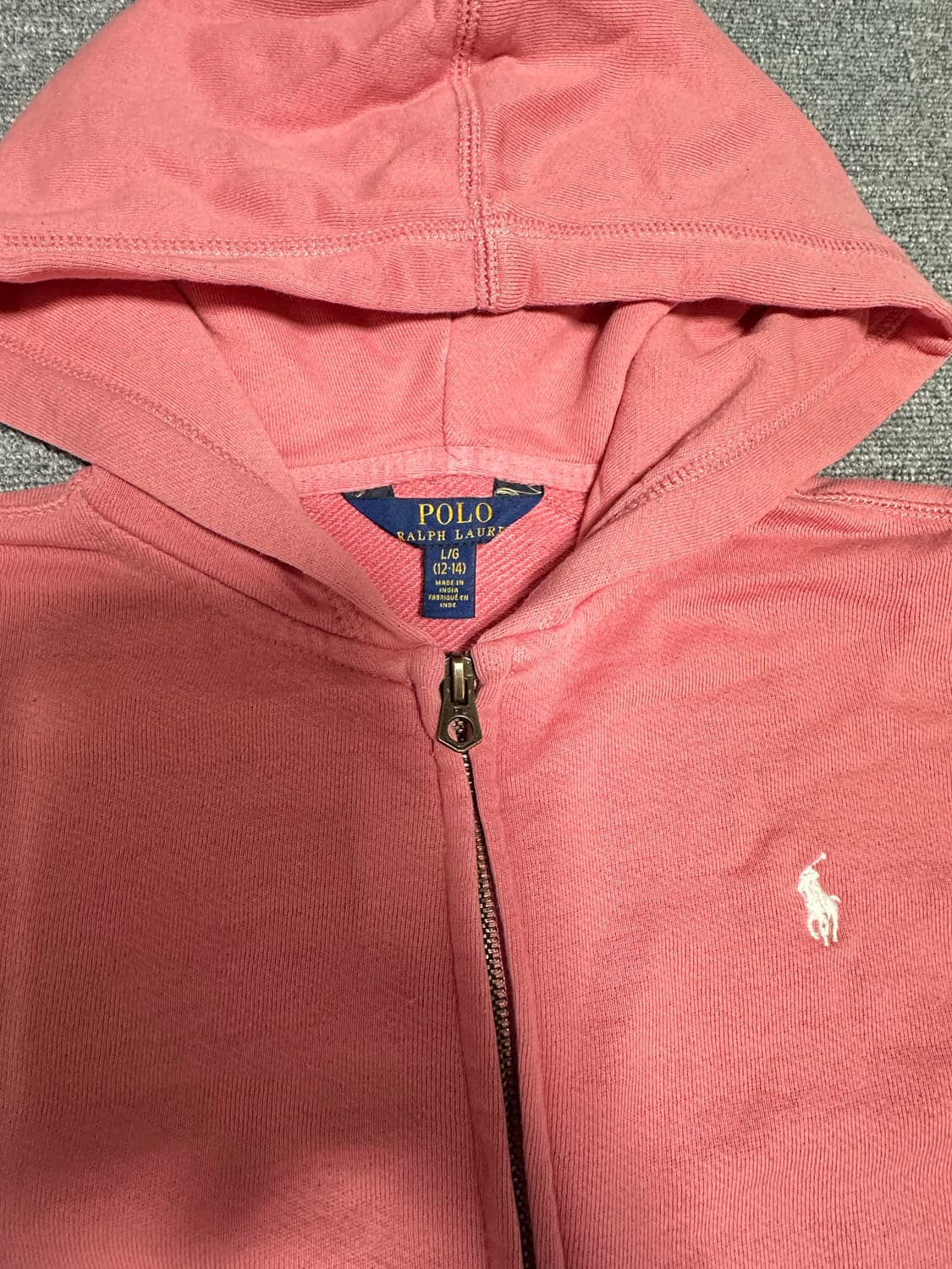 폴로 딸기우유 후드집업 상품이미지2