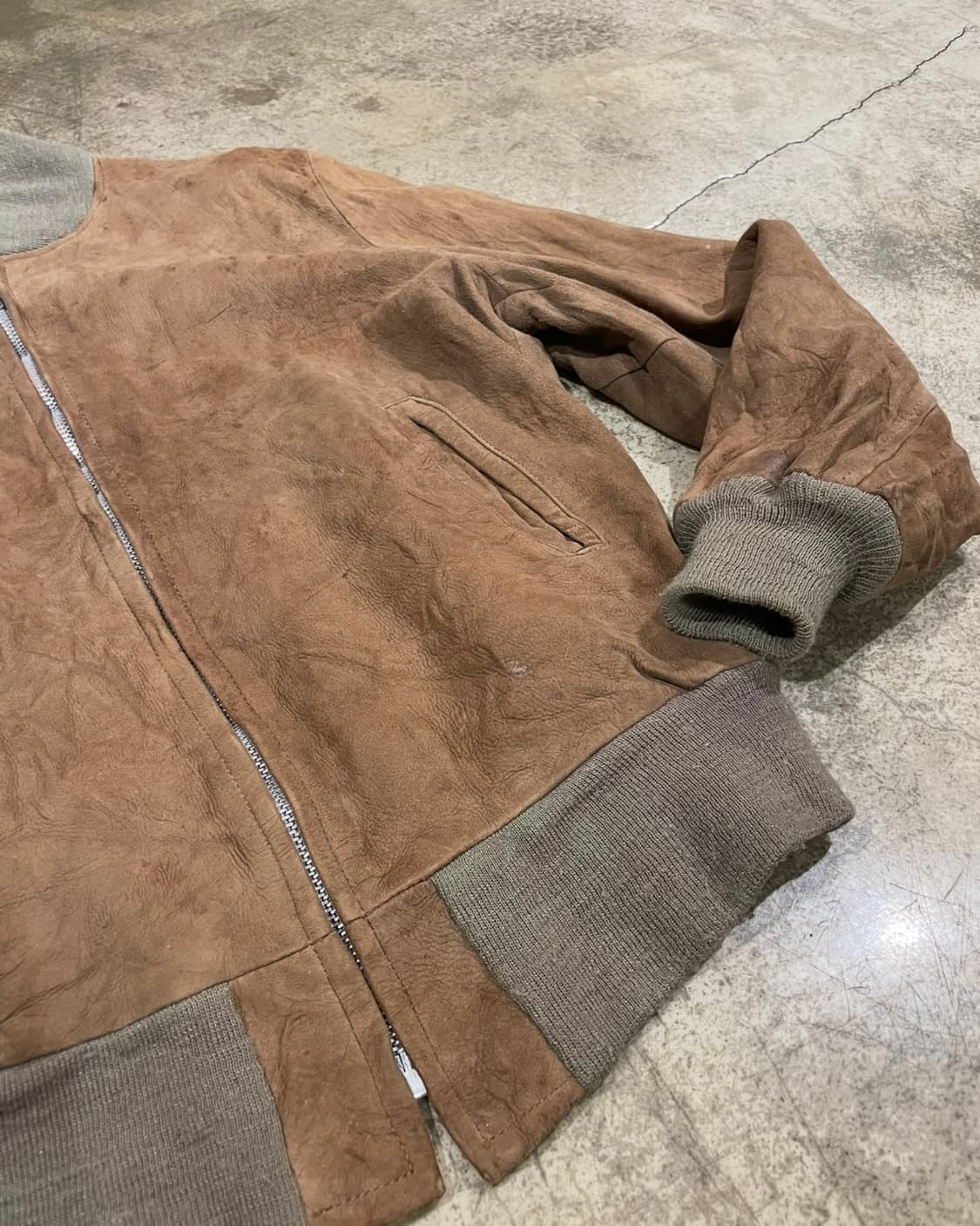 70’s 스웨이드 봄버 타입 자켓(B5119) 상품이미지6