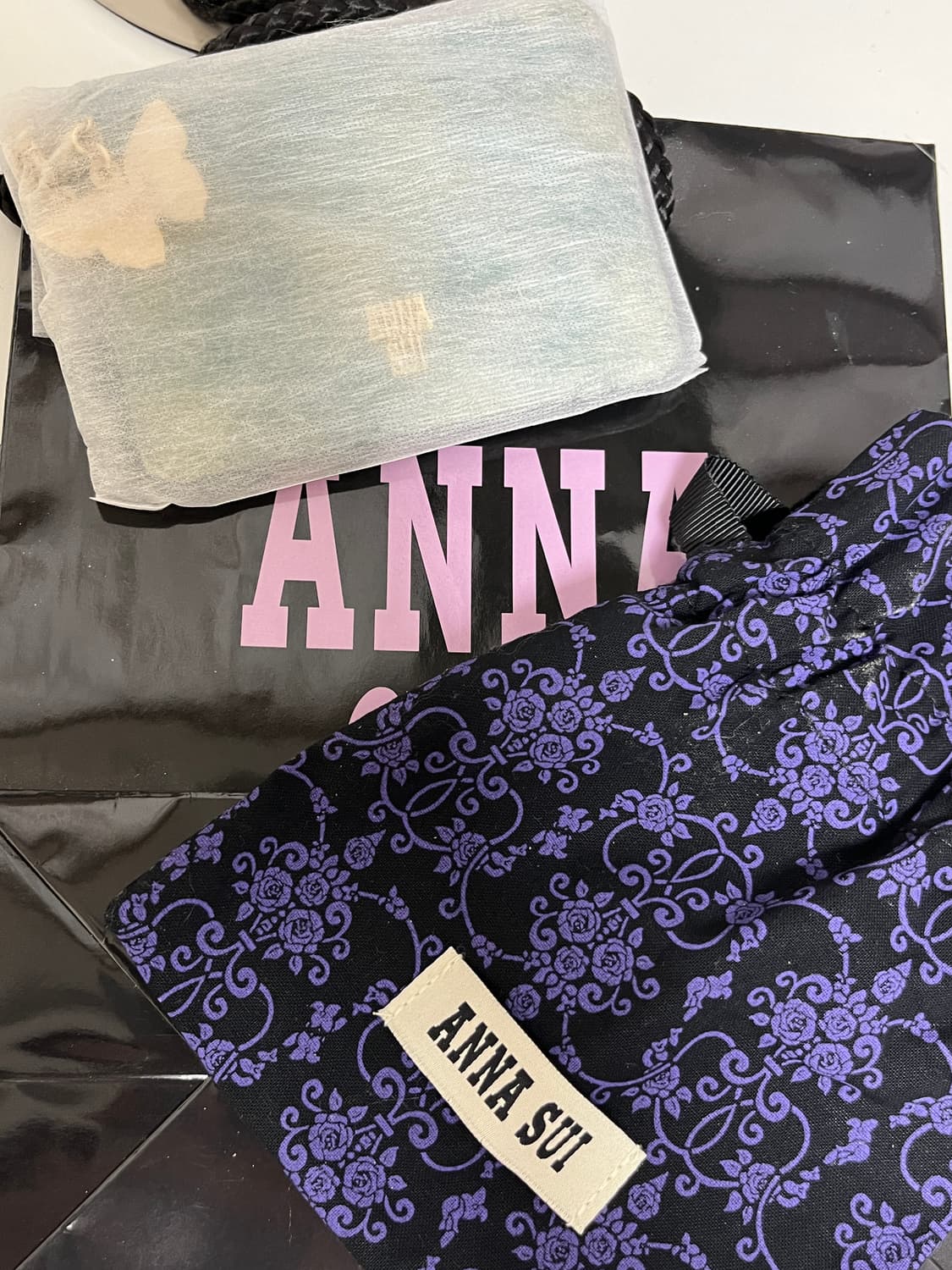 안나수이 카드지갑 나비키링 새상품 정품 상품이미지5