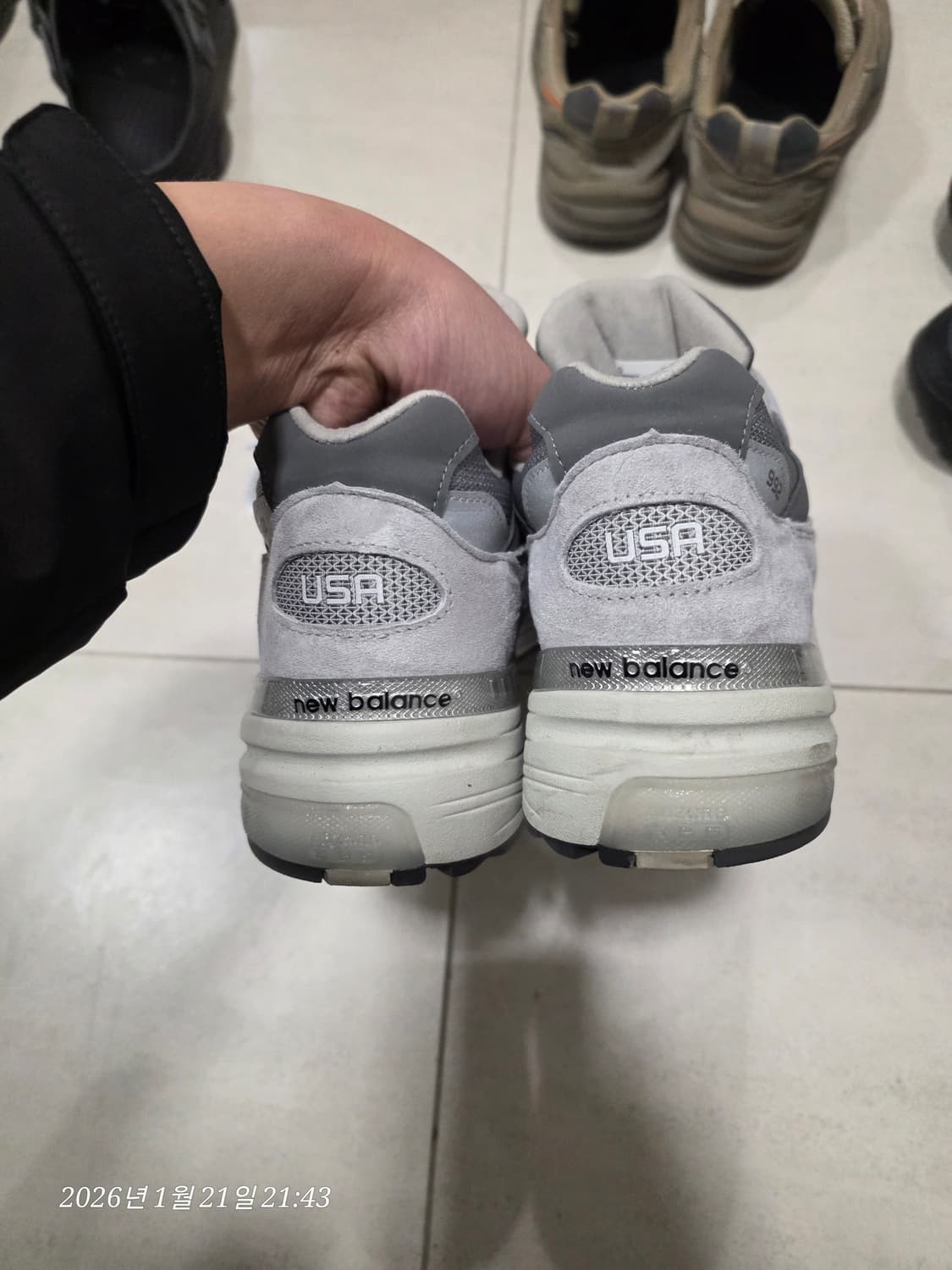 뉴발란스 992그레이 275사이즈 상품이미지4