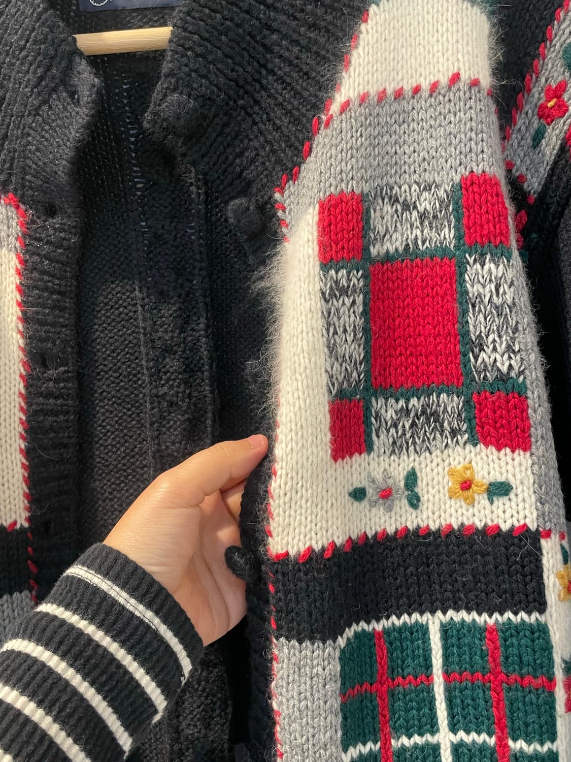 일본빈티지 모리걸 겨울가디건 상품이미지4