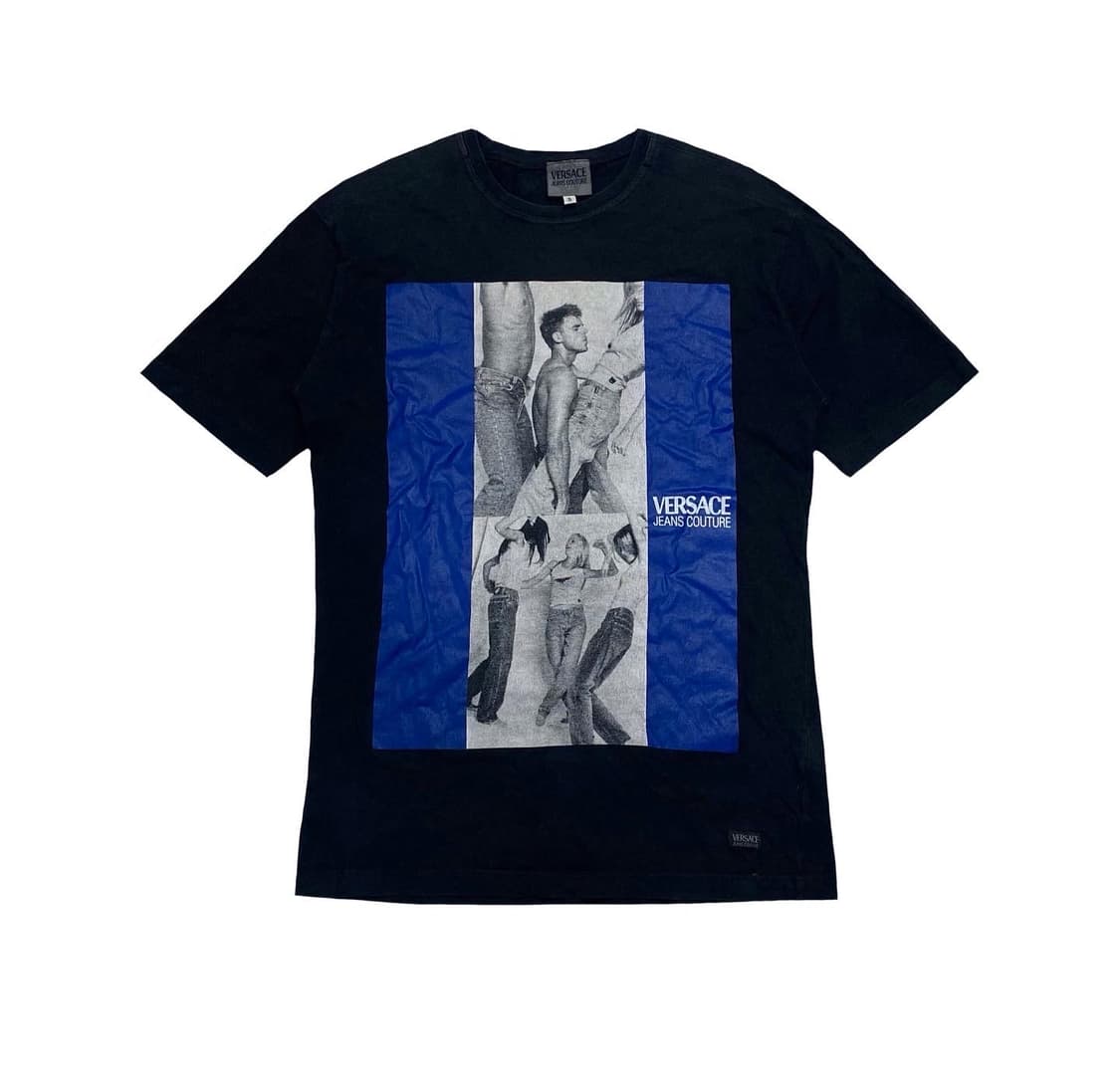 VERSACE(베르사체)진수 뀌뛰르 프린팅 반팔티 상품이미지1