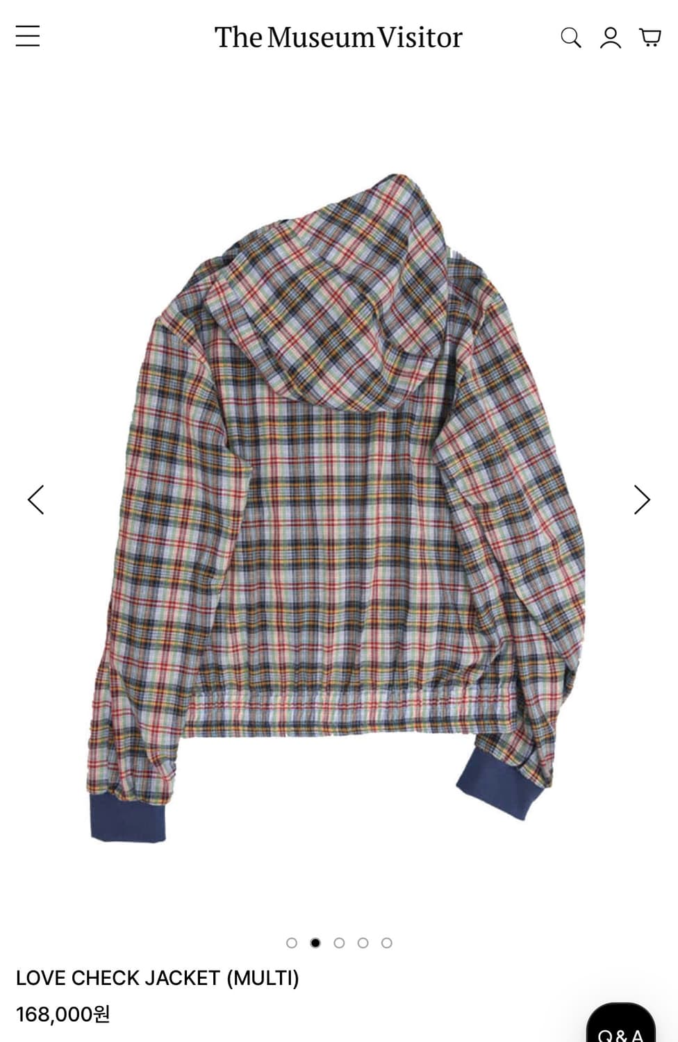 LOVE CHECK JACKET (MULTI) 상품이미지2