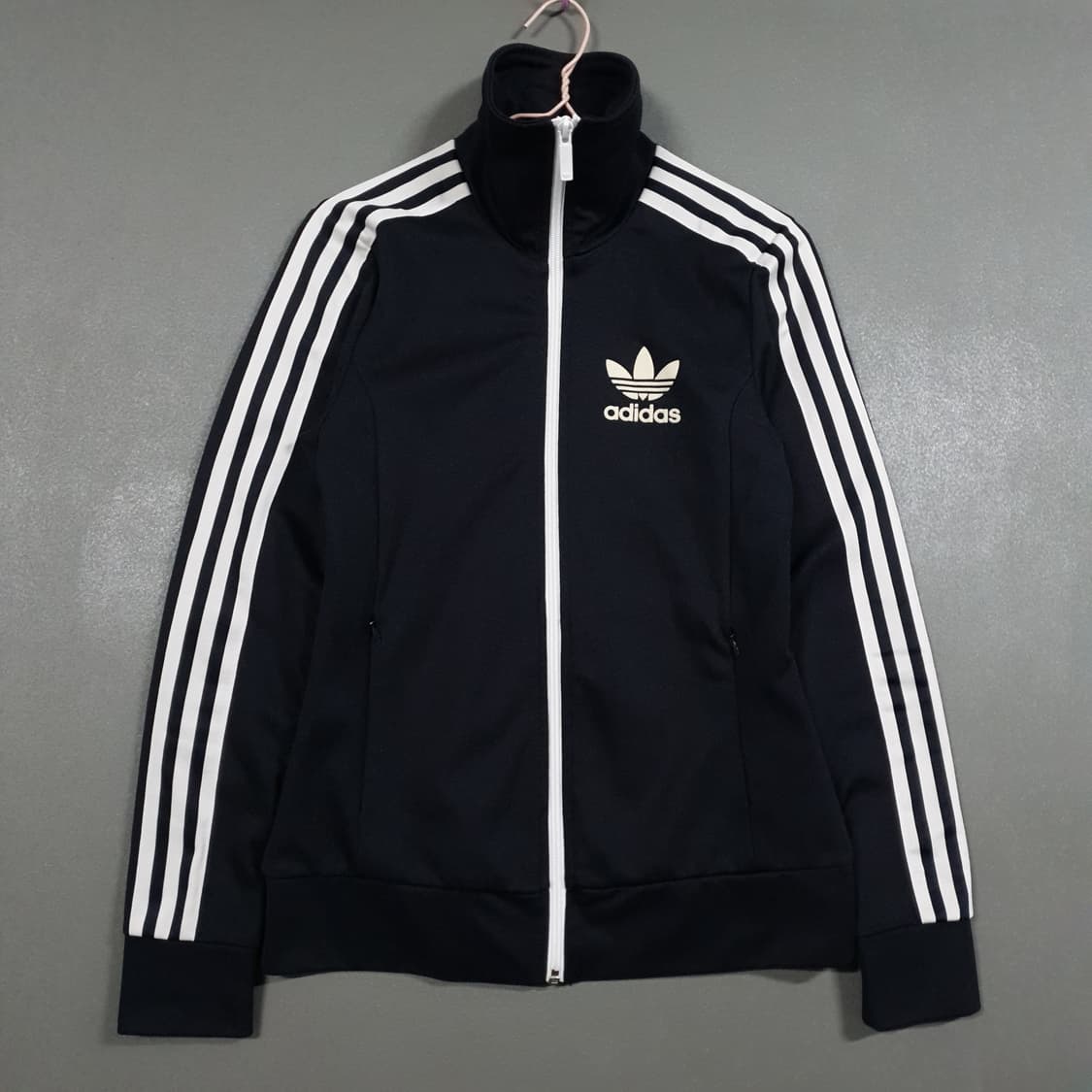 [S] 아디다스 유로파 파이어버드 트랙탑 져지 자켓 벨벳 블랙 희귀 상품이미지2
