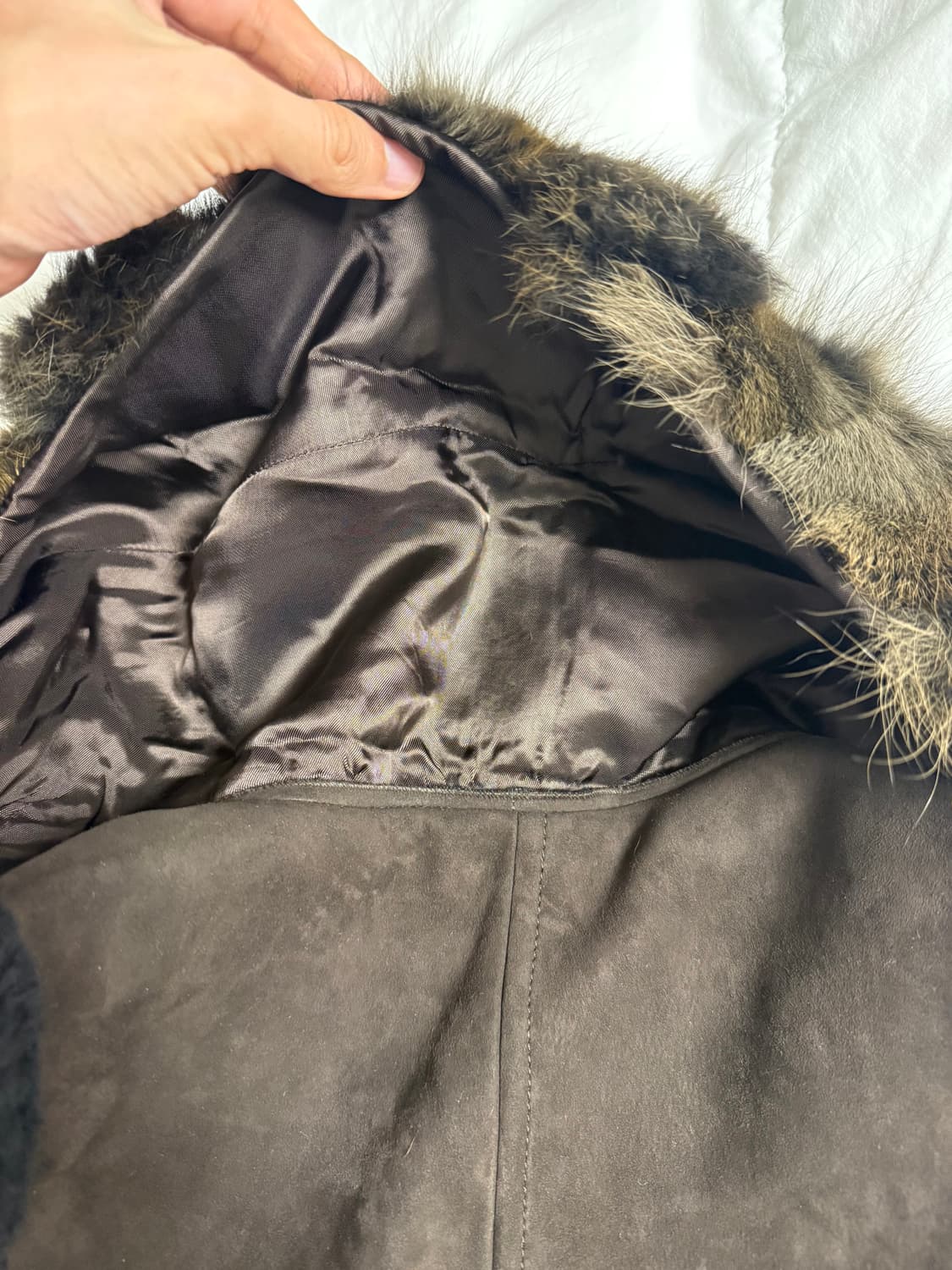 프라다(Prada) 코요테 모피 베스트 브라운 여성 40 상품이미지7