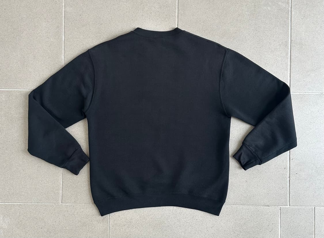 90s 빈티지 러셀 스웻셔츠 블랙 M USA 상품이미지2