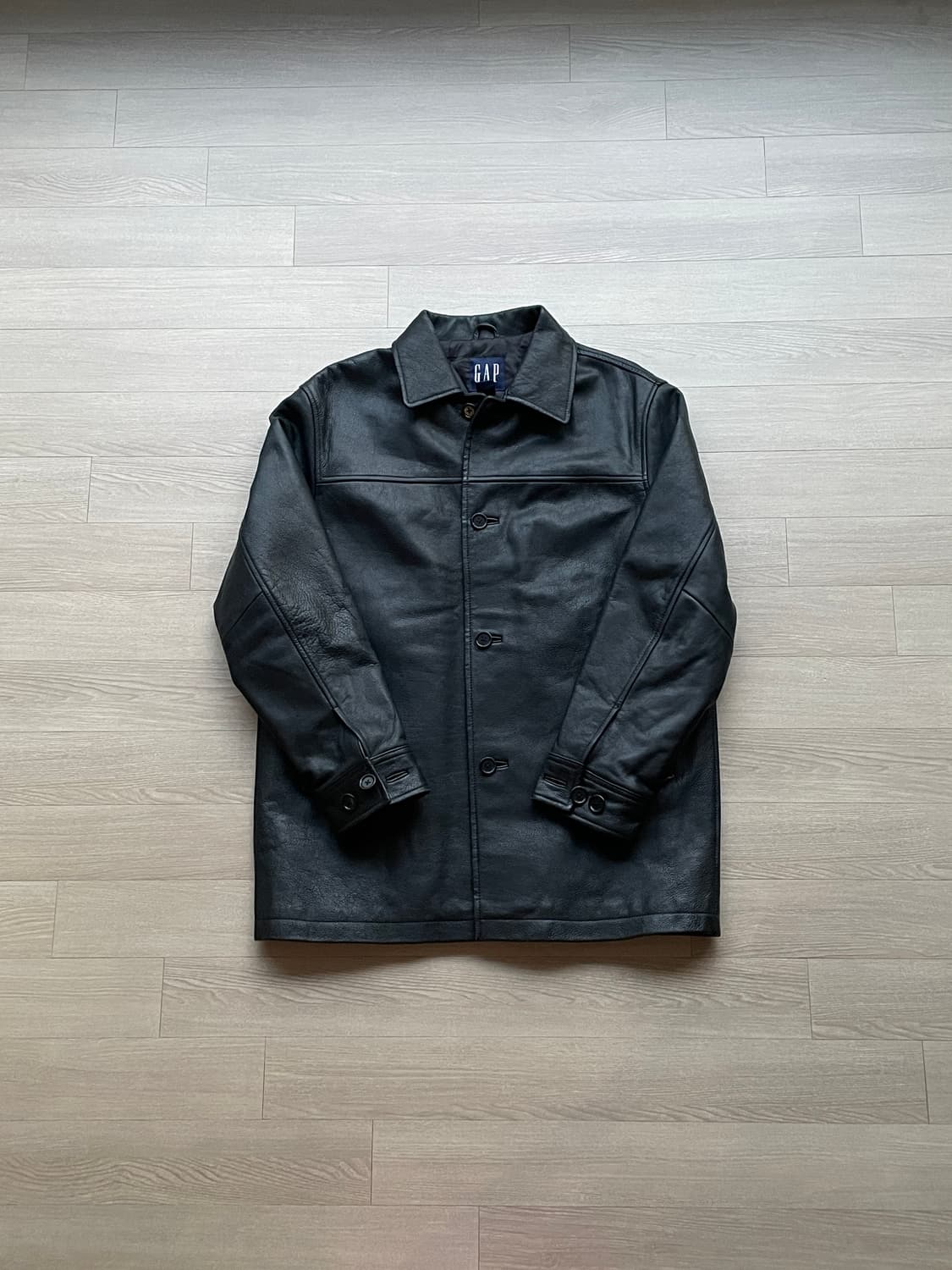 90s 올드갭 레더 카코트 gap carcoat 상품이미지1