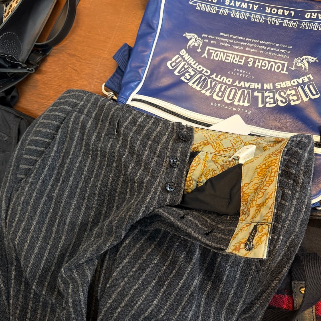 VOTOLO 챠콜 그레이 울 혼방 트라우저 상품이미지7