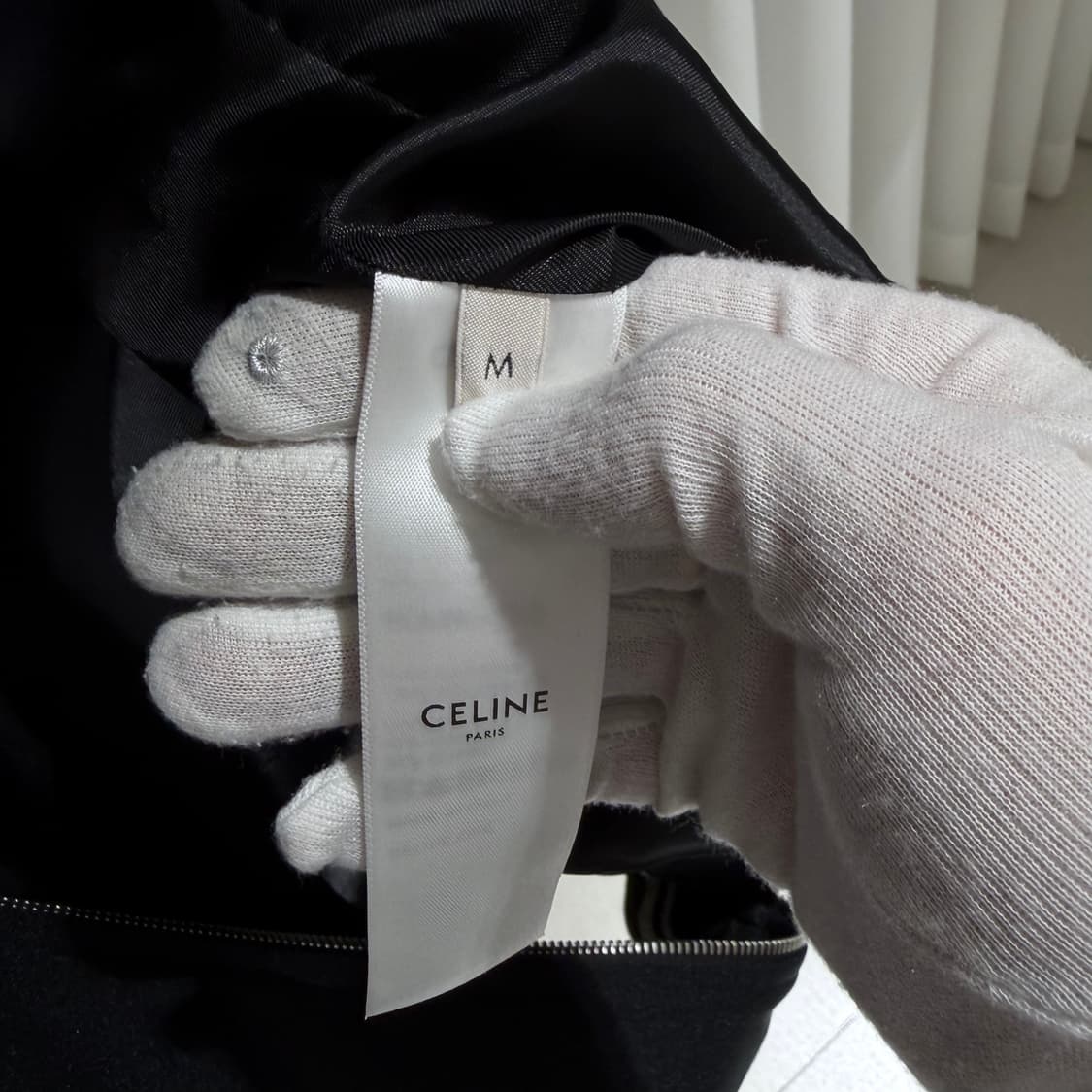 M / 셀린느 트리오페 테디 더블 베이스 블랙 져지 자켓 상품이미지6