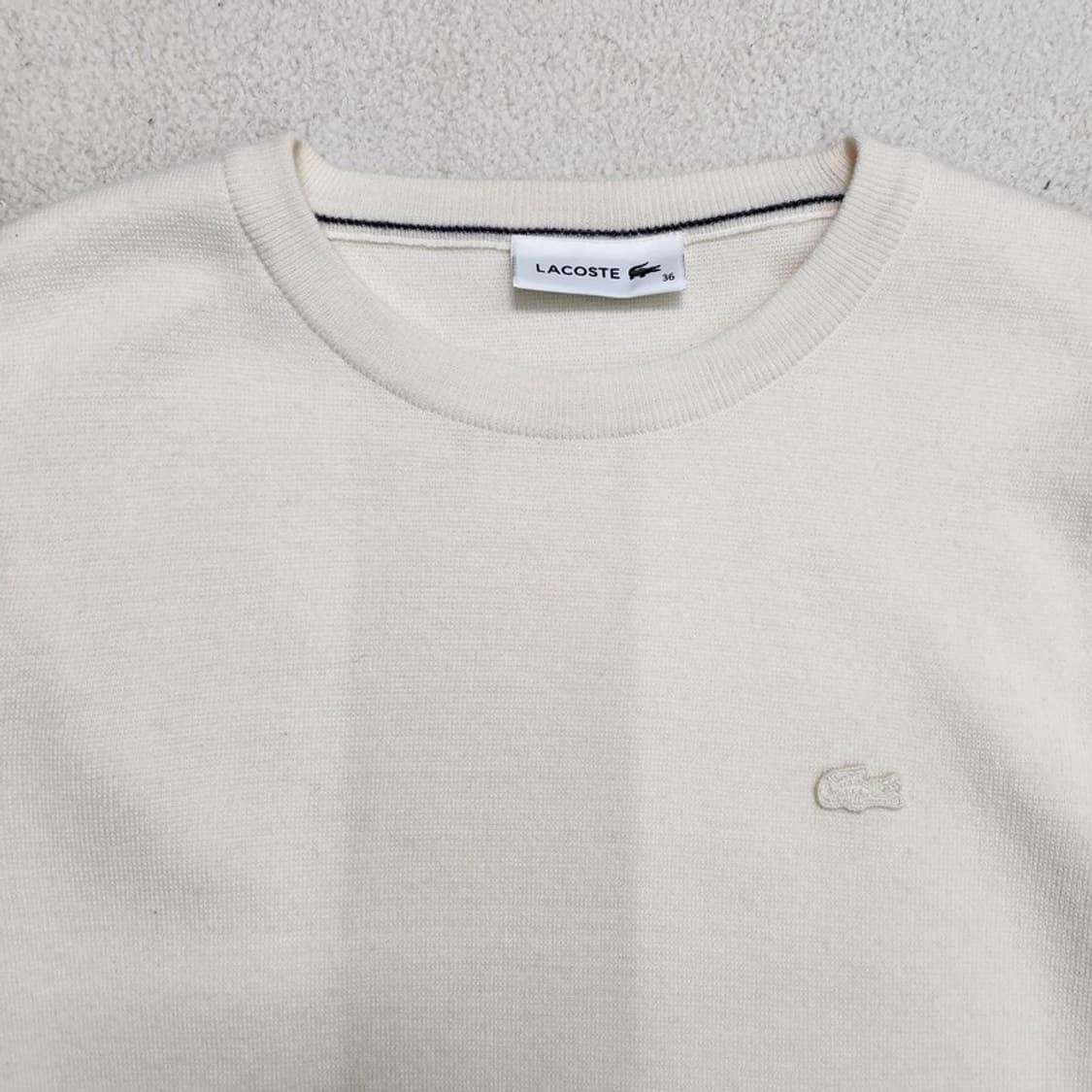 LACOSTE 크루넥 스웨터 니트 Women 36 상품이미지4