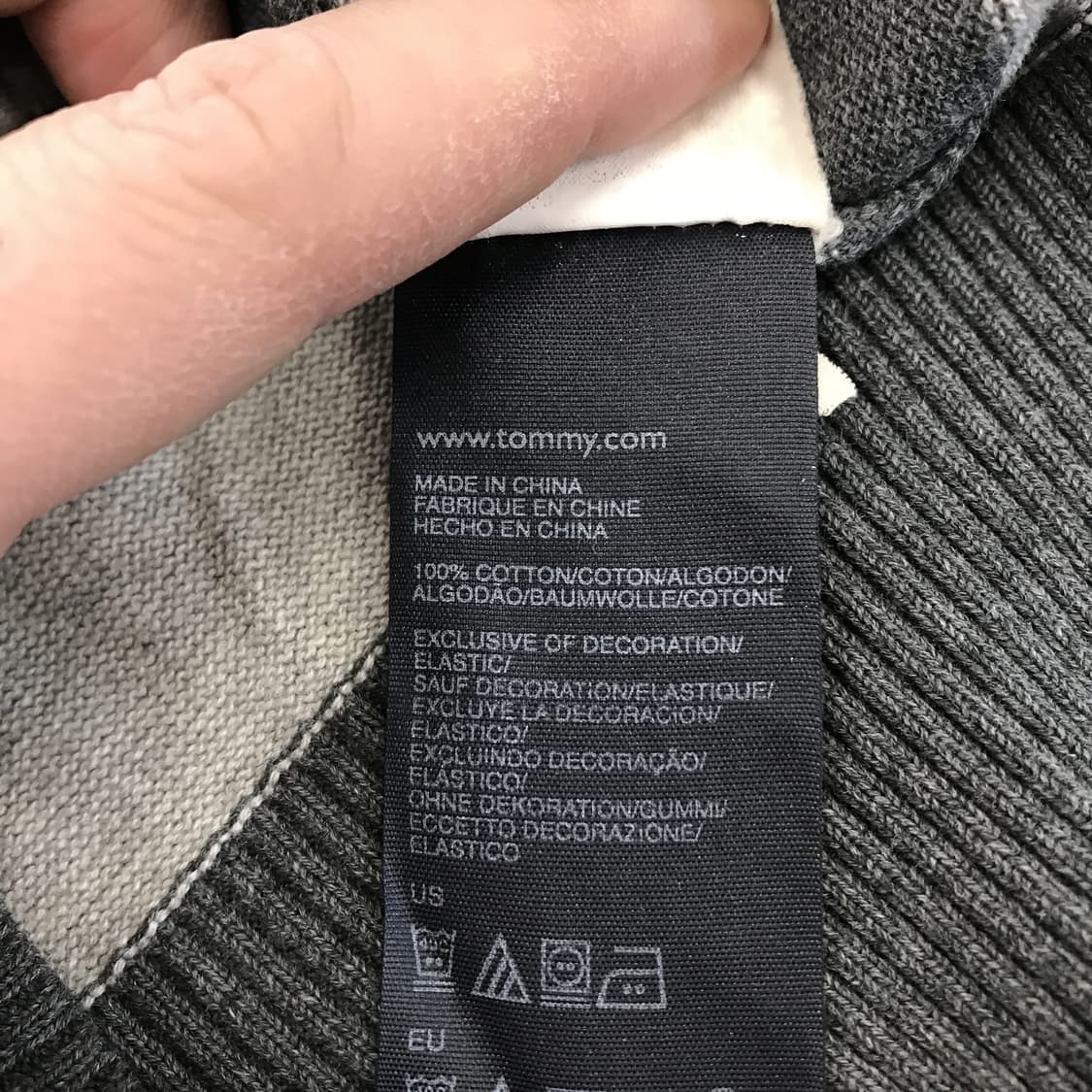 타미힐피거 니트베스트조끼 스트라이프 [XL] 상품이미지5