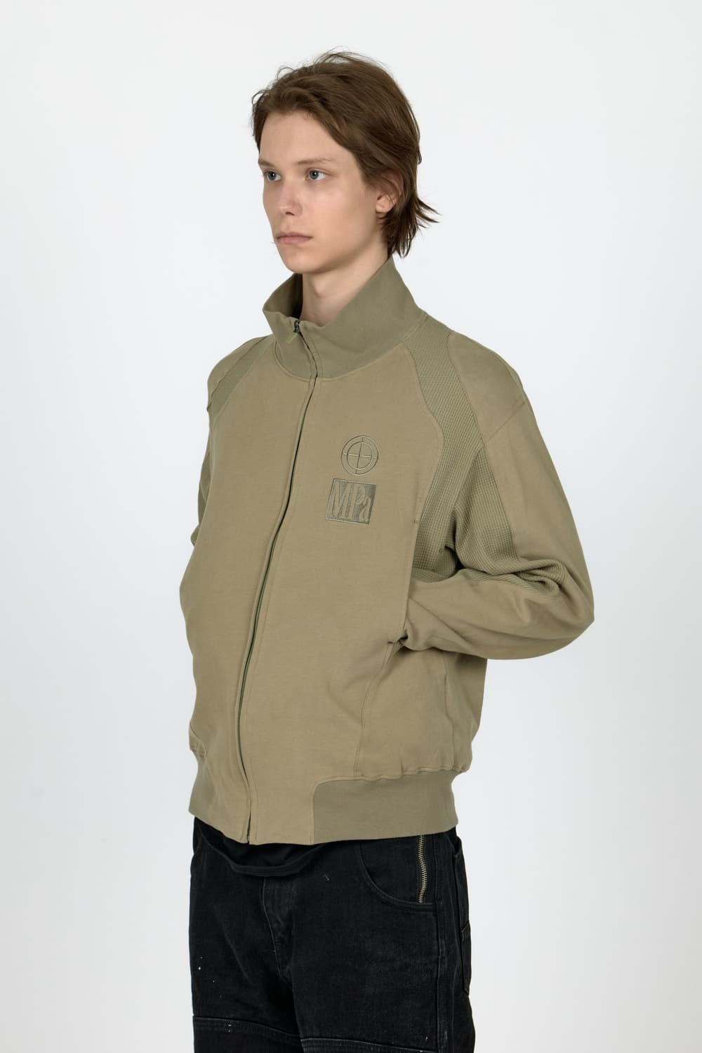MPa CONTRAST ZIPPED JACKET (KHAKI) 상품이미지1