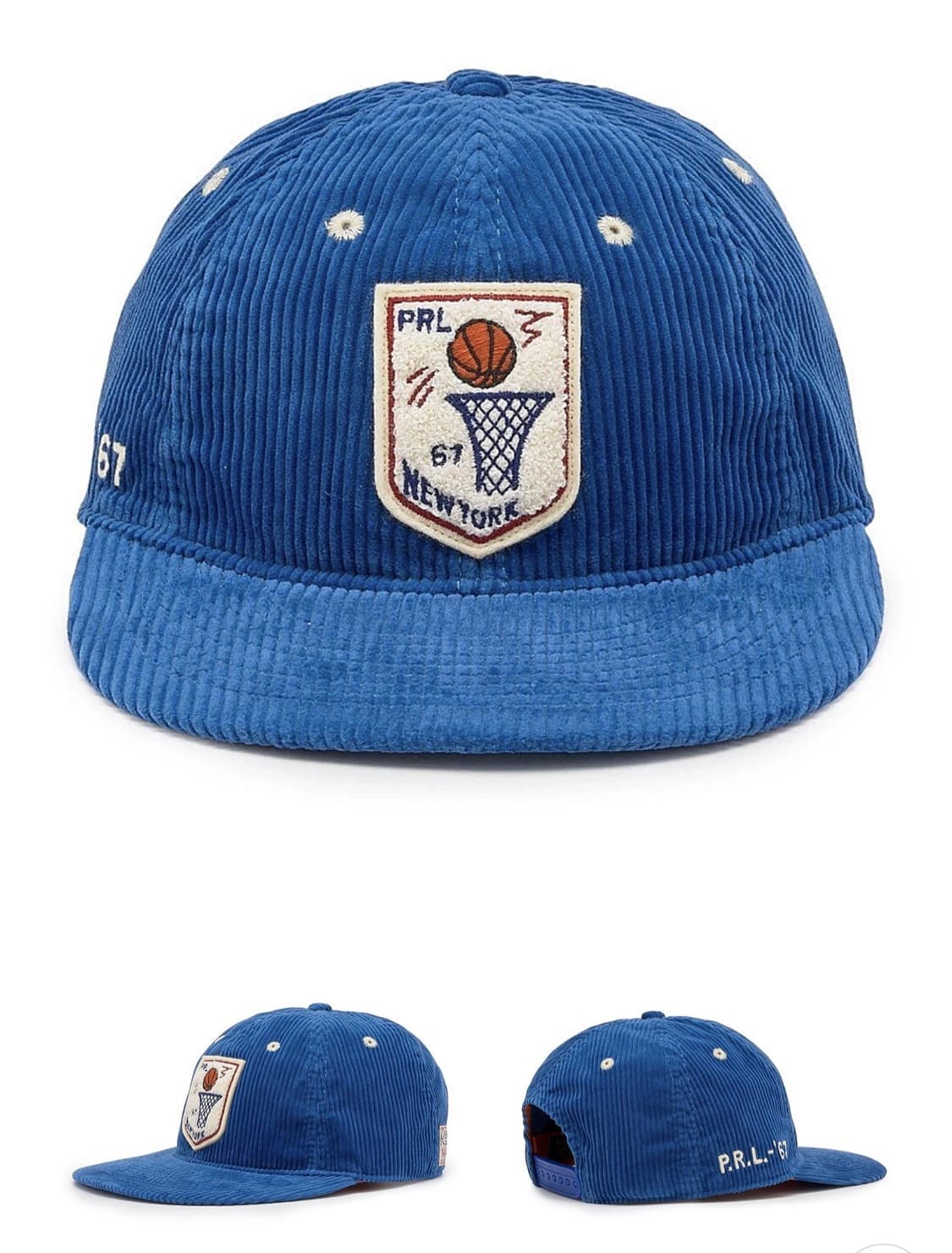 폴로 랄프로렌 셔닐 패치 코튜로이 캡 새제품 상품이미지1