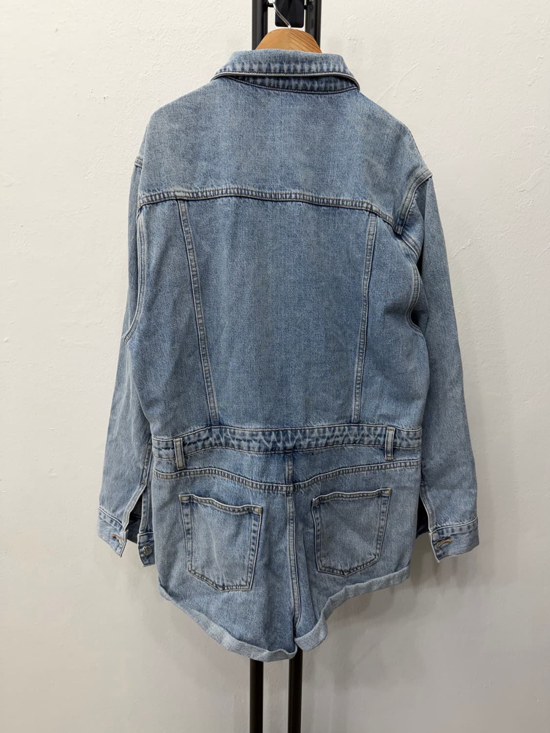 정품) 알렉산더왕 데님 점프슈트 L 상품이미지6