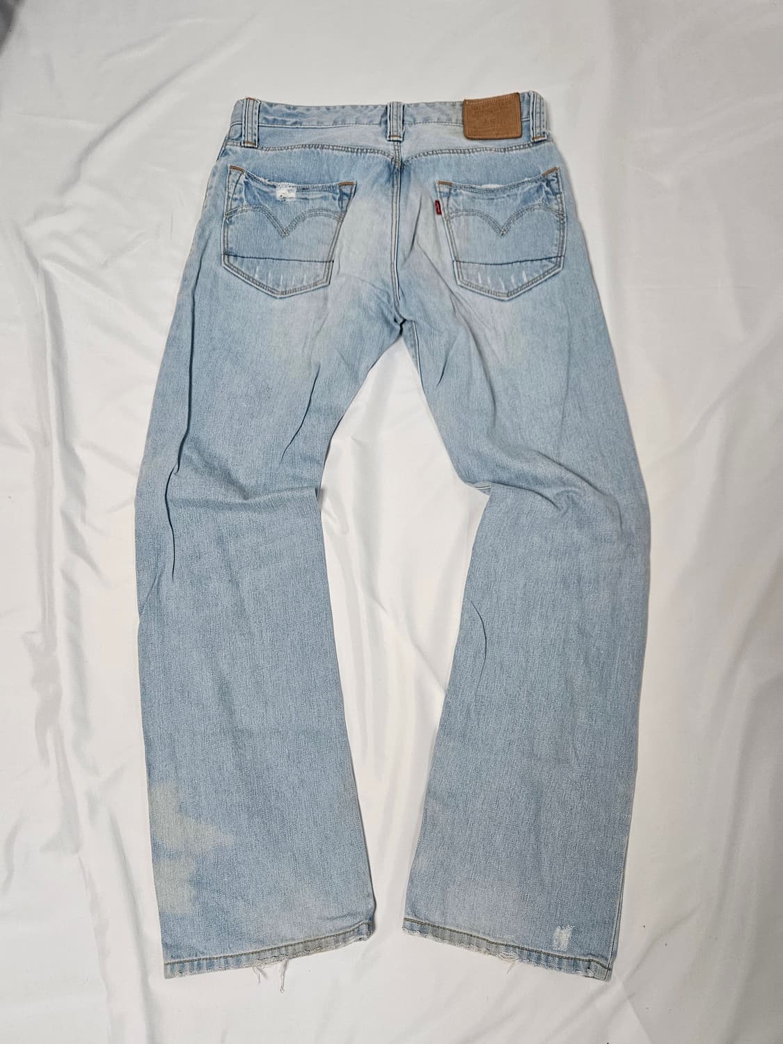 00s 리바이스 523 스트레이트 워싱 데님팬츠 청바지 빈티지 부츠컷32 상품이미지1