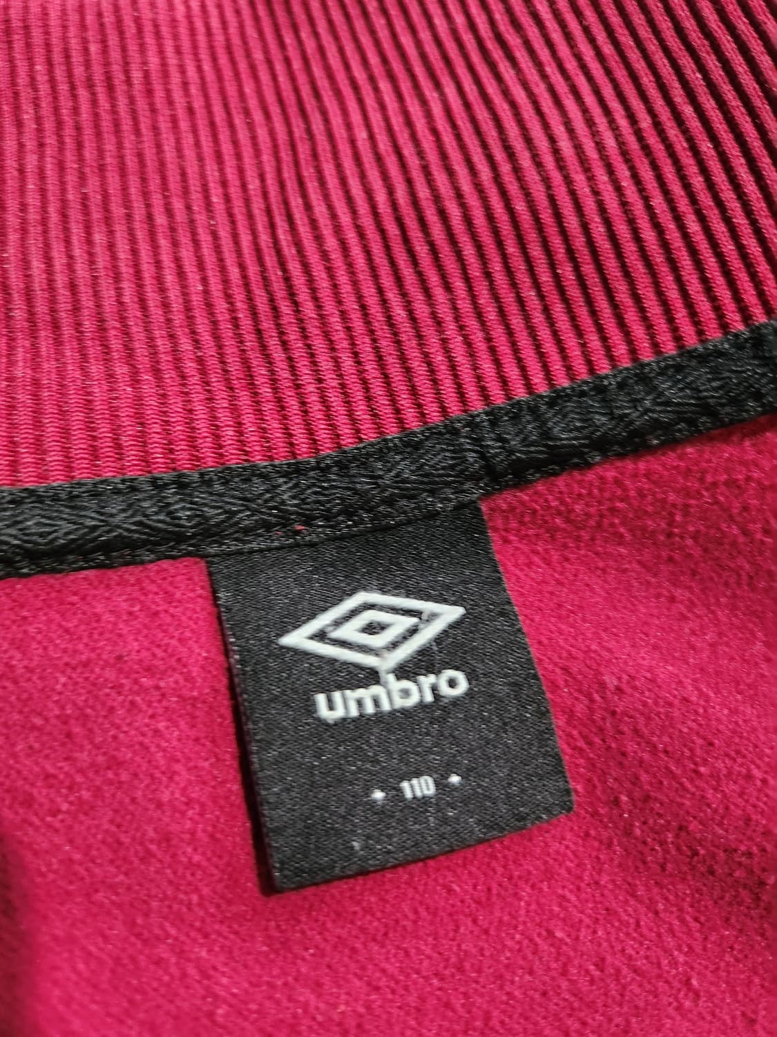 엄브로 빈티지 로고 테이핑 트랙탑 (버건디) 2XL 상품이미지4