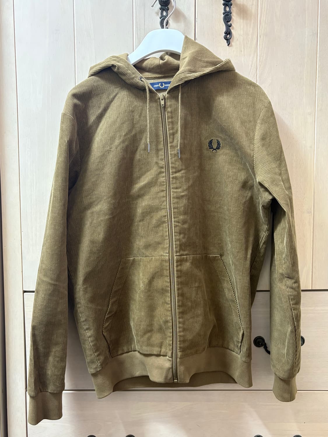 프레드페리 코듀로이집업 상품이미지1