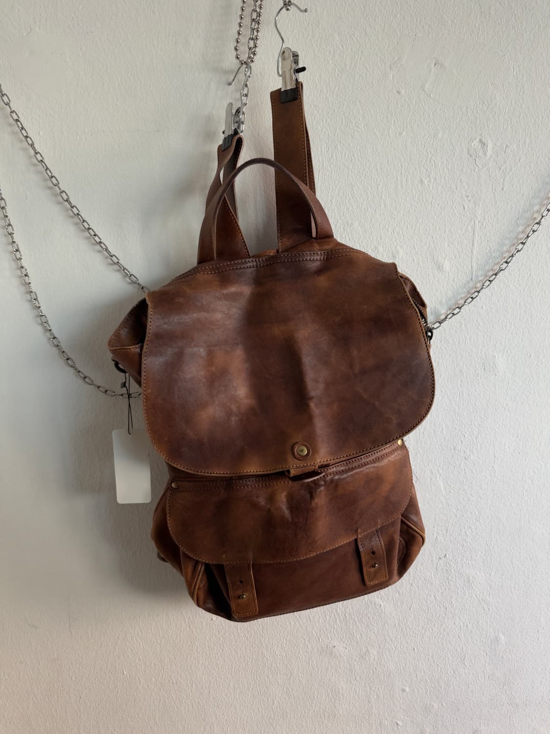 garrett italy 아티저널 레더 백팩 상품이미지1