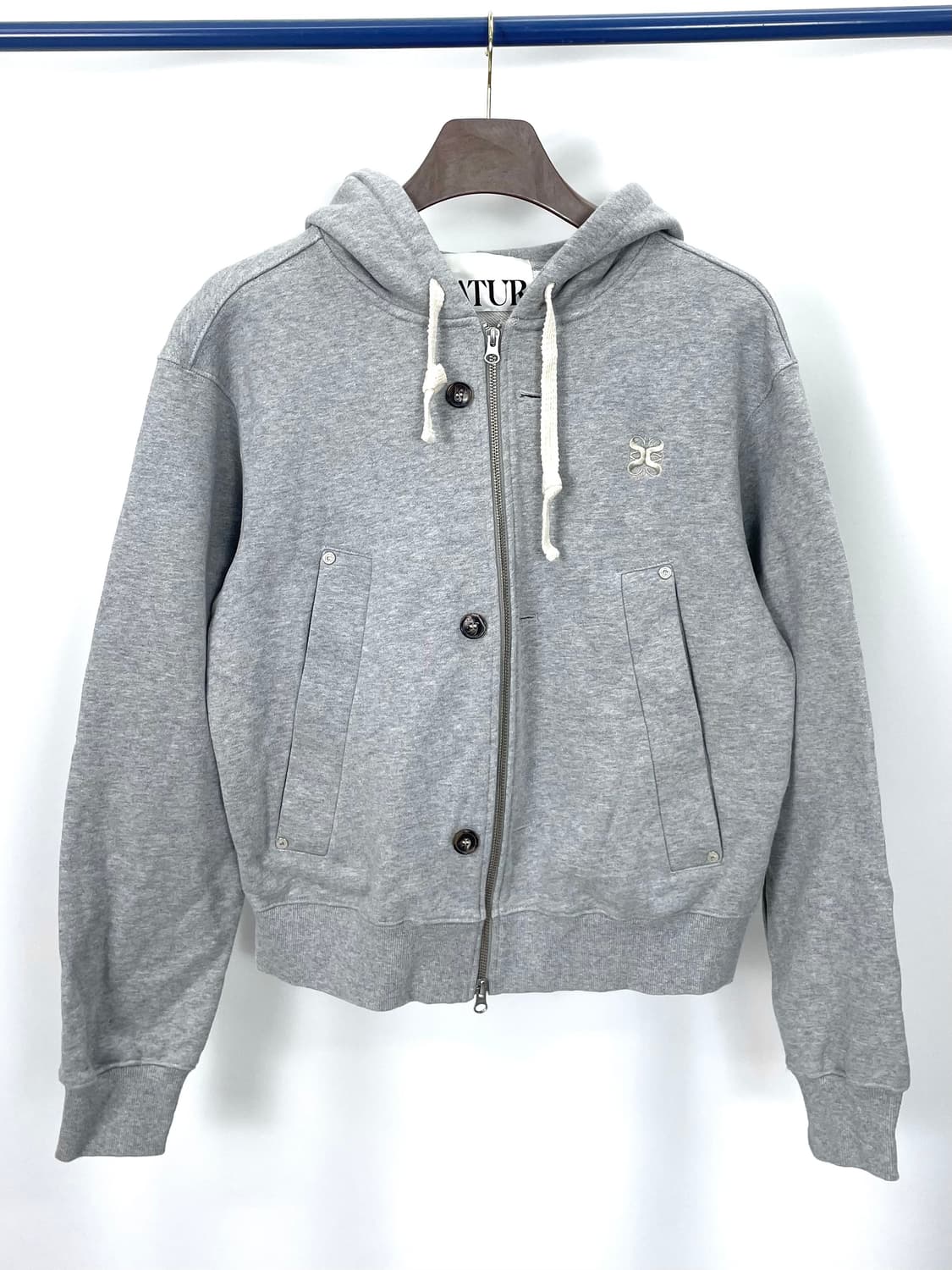 [2XL]세터 그레이 후드집업  상품이미지4
